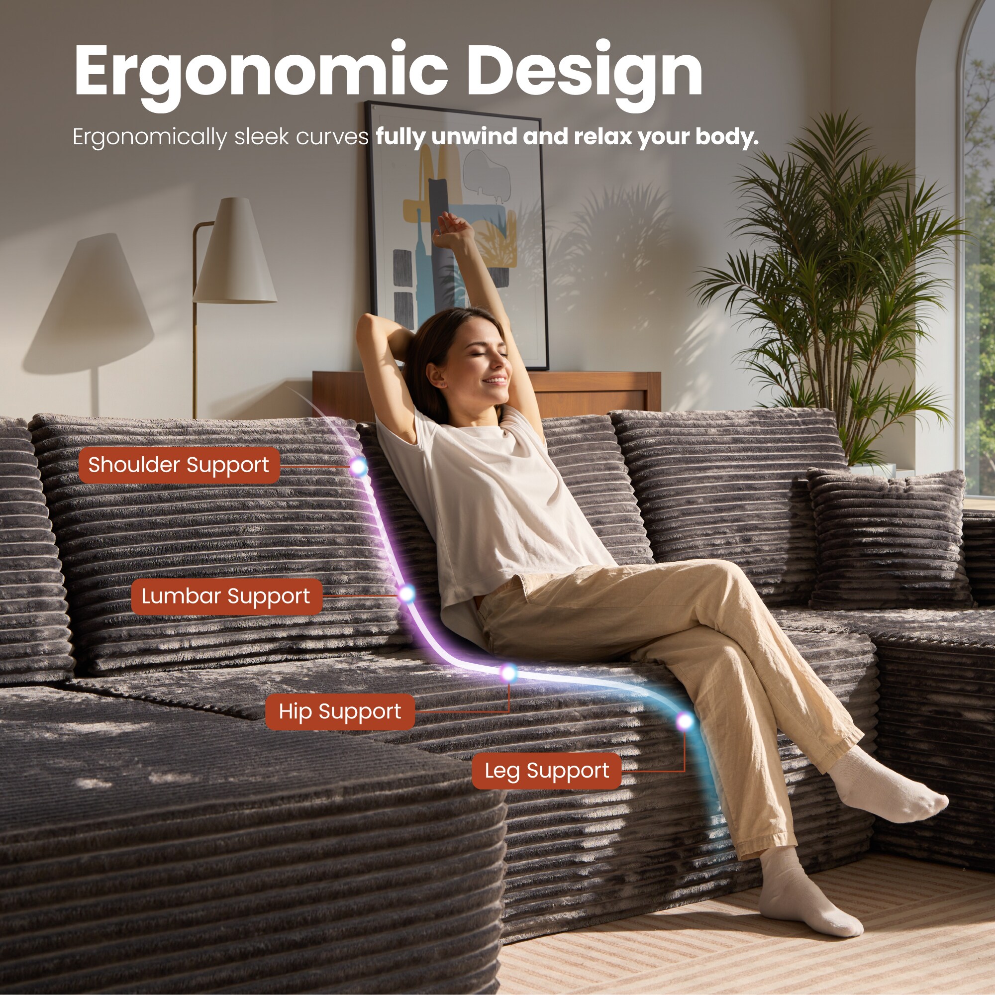 Ovios ODPF6-910 Sofas-Loveseats - View #2