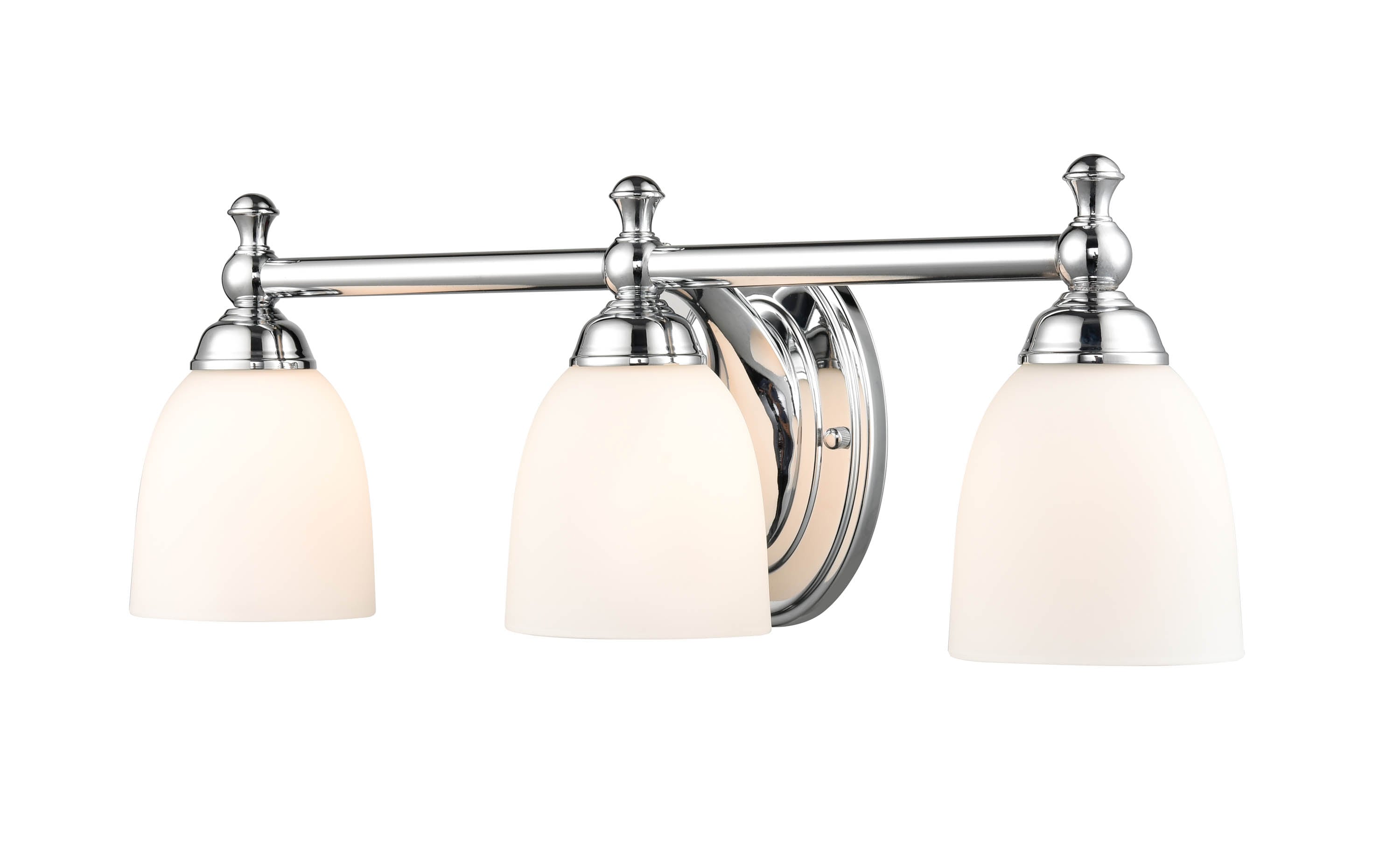 Millennium Lighting Bathroom Vanity Light 21.5-in 3-light Polished 