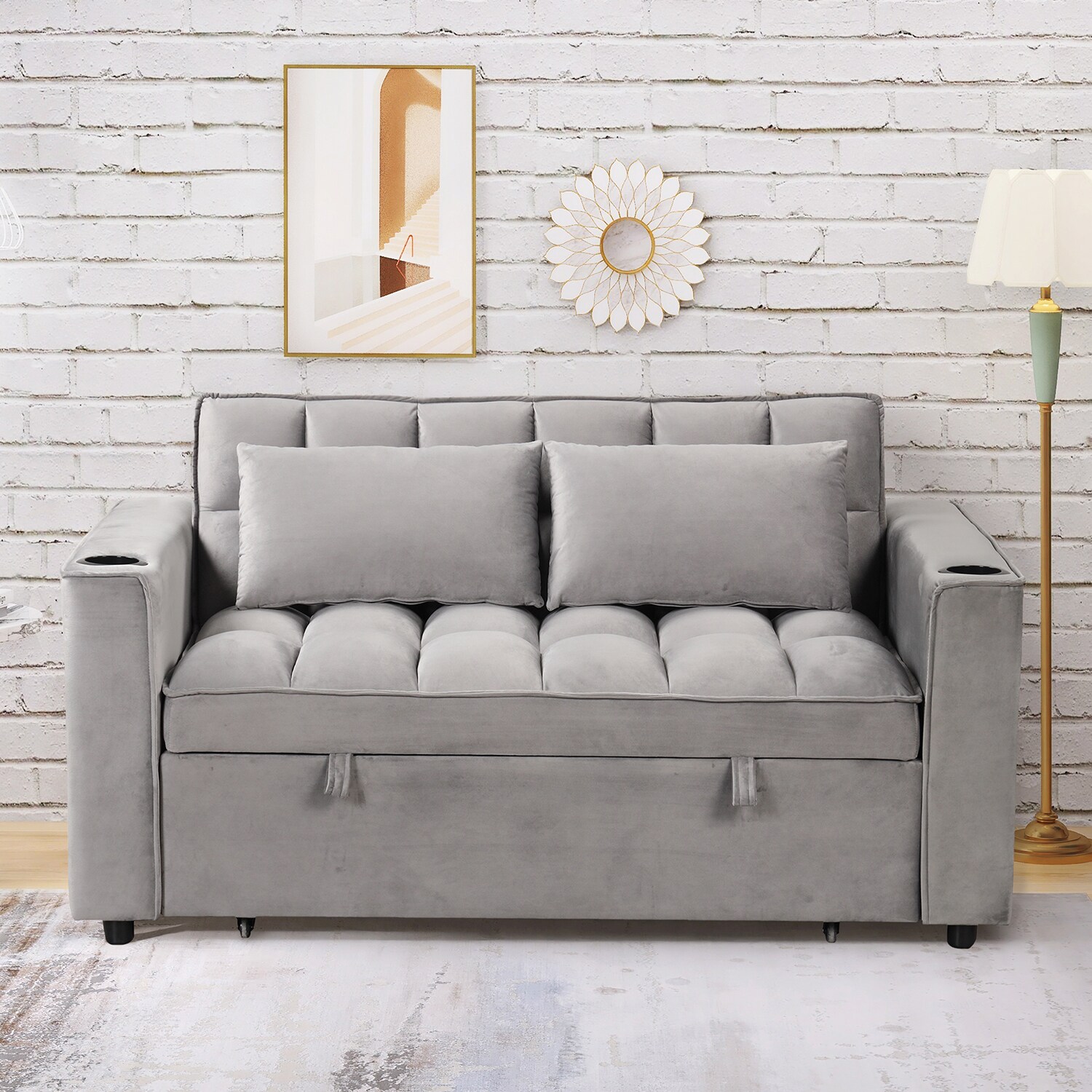 SINOFURN SYA370145GY Sofas-Loveseats - View #7