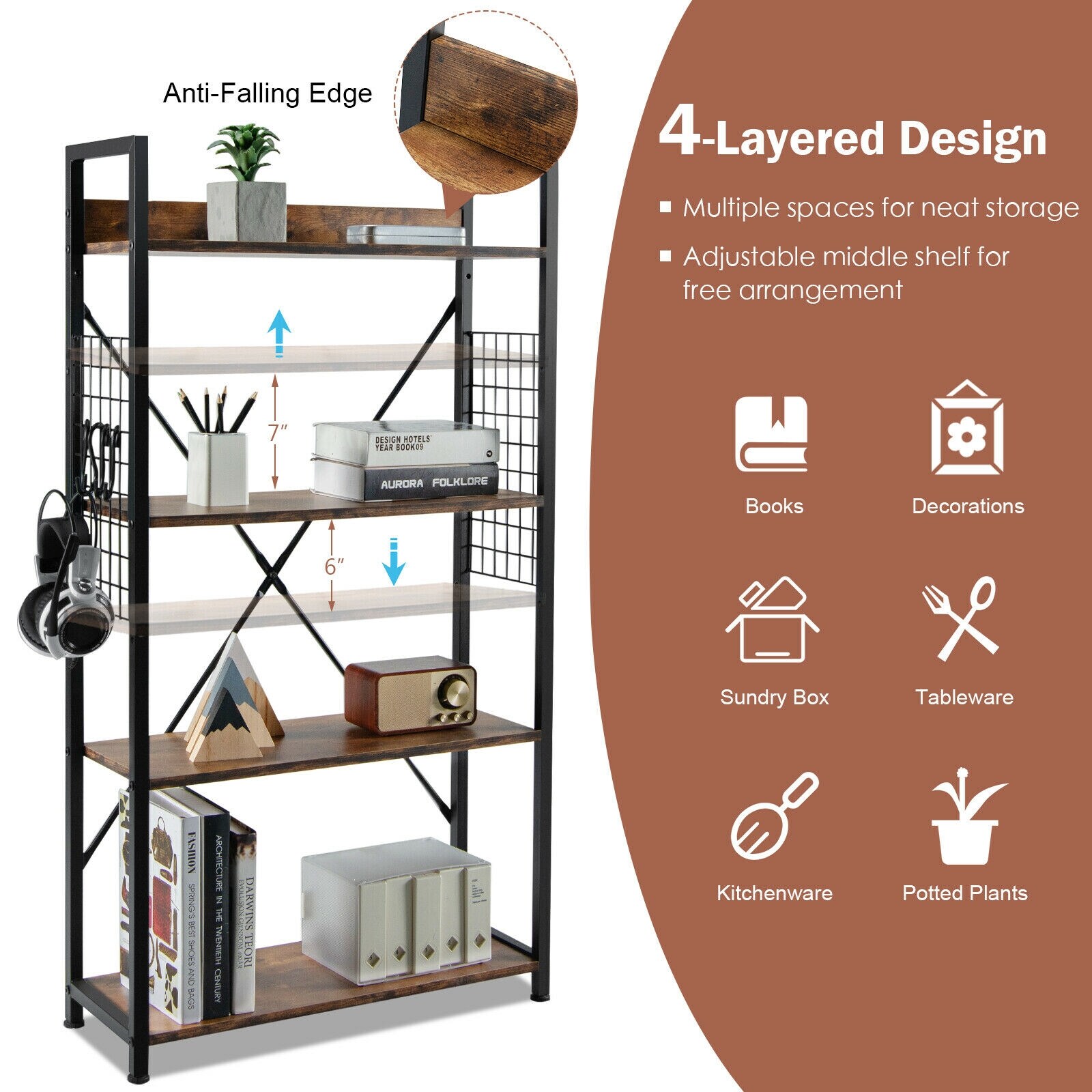Slickblue D-CO-FC27001ZH bookcases - View #6