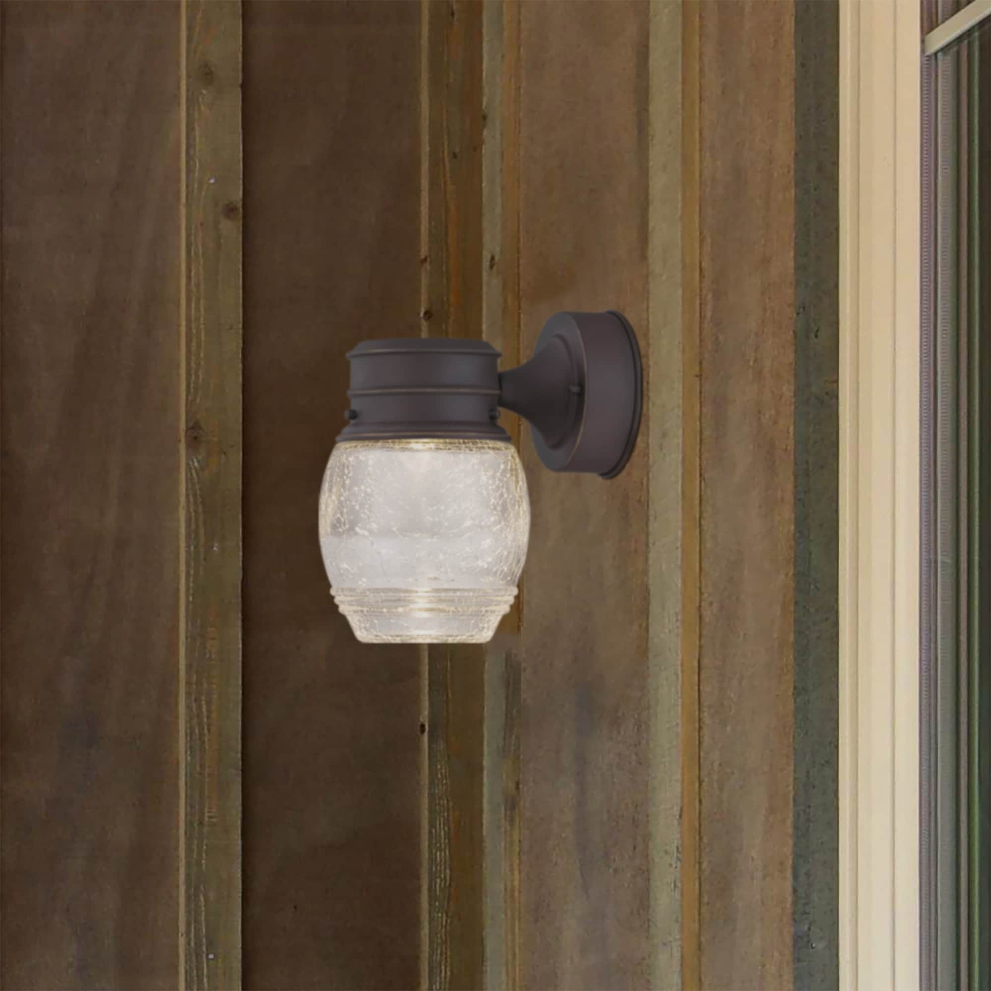Designers Fountain 8.75-in Bronze Outdoor Wall Light in the Outdoor Wall  Lights department at
