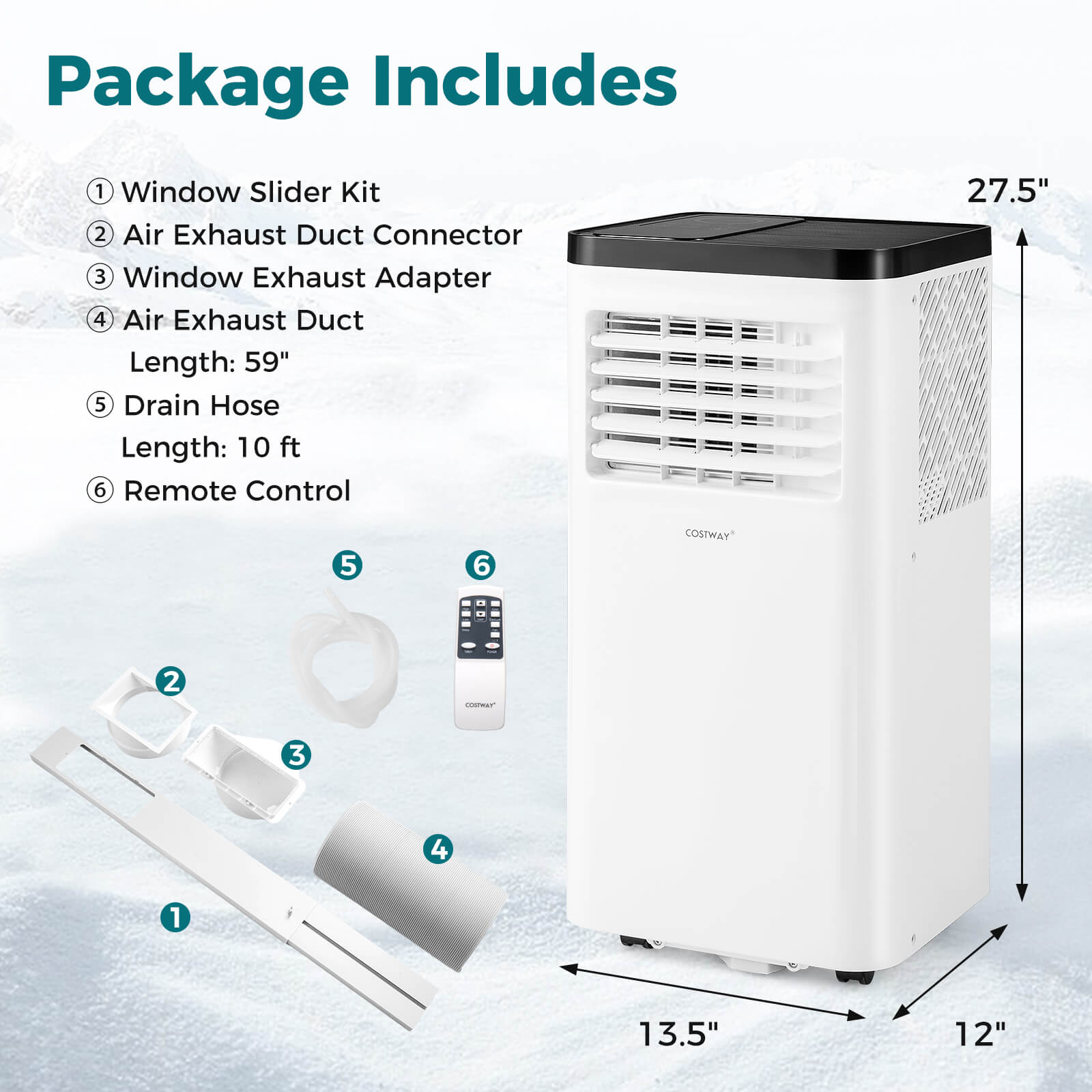 Costway CSHY005698 Portable-Air-Conditioners - View #3