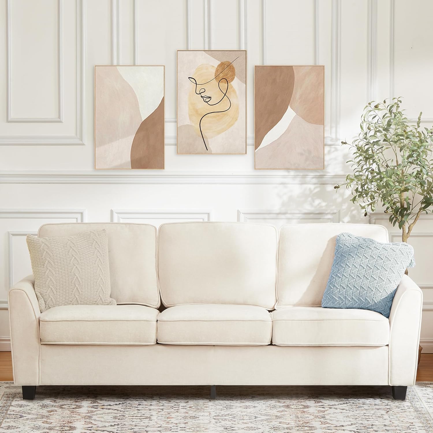 Qeetex LXL-PHO-343H3BEG Sofas-Loveseats - View #7