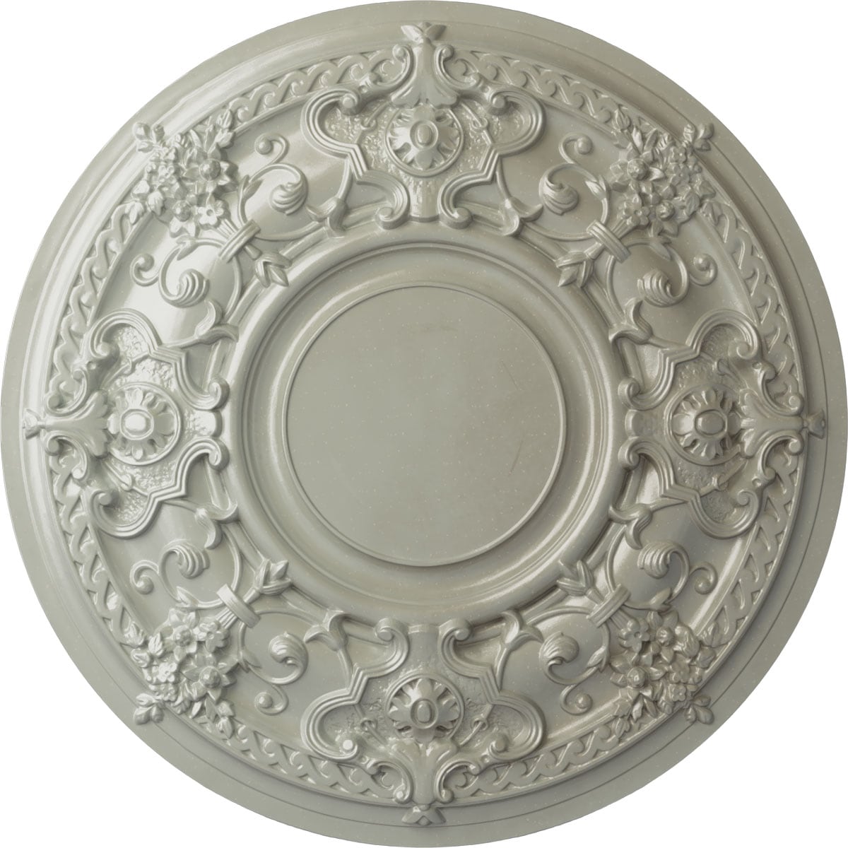 Ekena Millwork CM32JAFCS Jackson 32.75-in W x 32.75-in L Painted Flash Copper Polyurethane Whole Ceiling Medallion