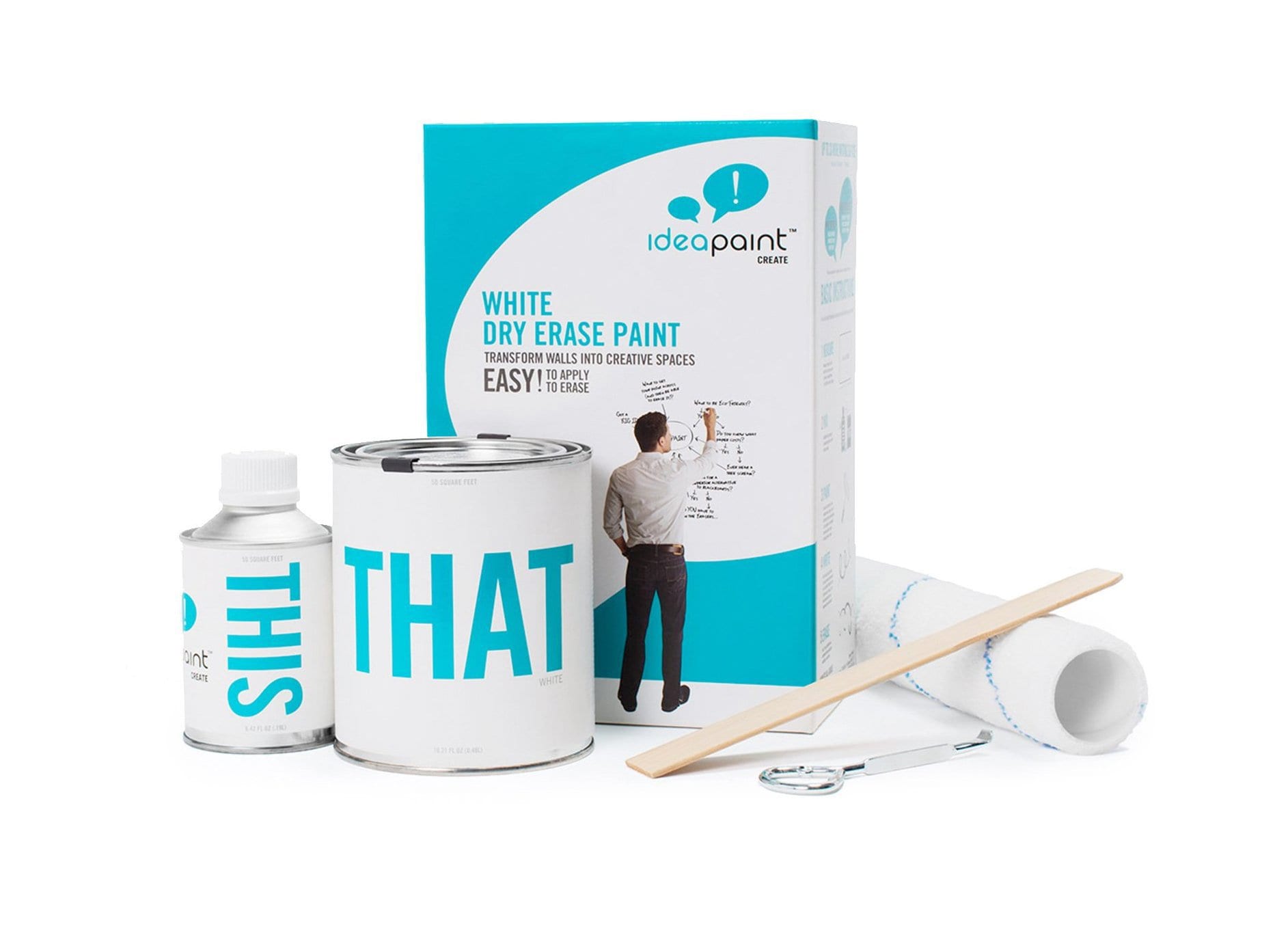 IdeaPaint Create Dry Erase Paint Clear / 50 Sq ft