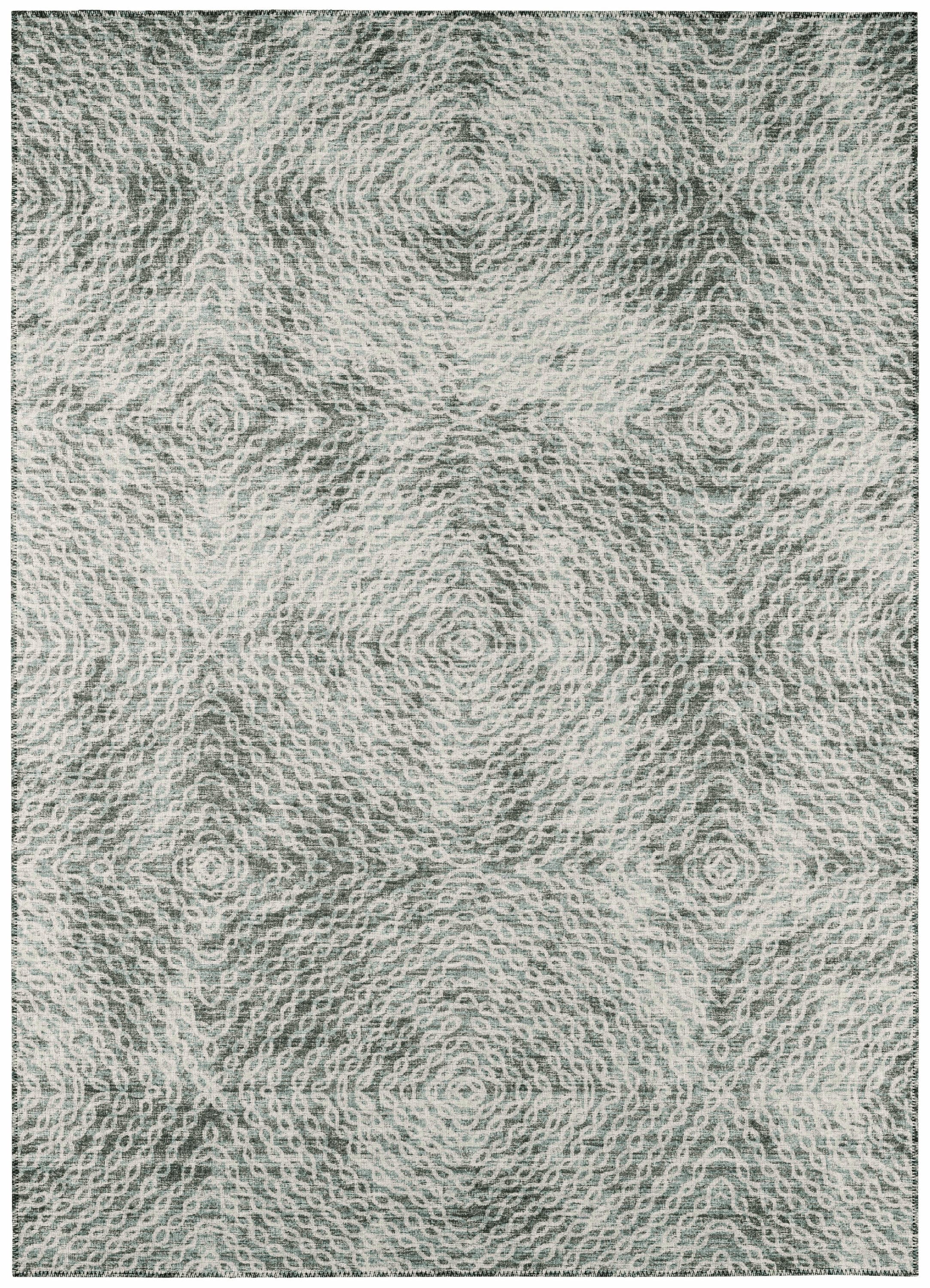Addison Rugs ABV33AS10X14 Bravado 10 x 14 (ft) Chenille Ash Rectangular Indoor/Outdoor Geometric Southwestern Area rug