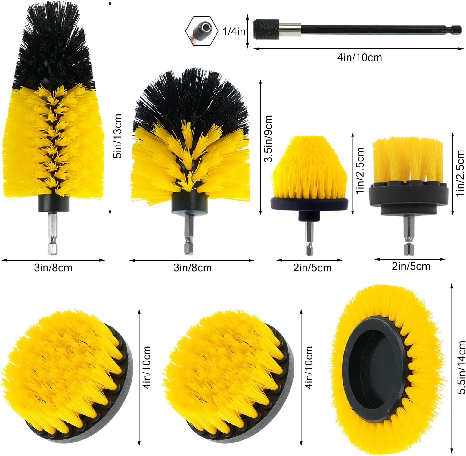Afoxsos LAF0203B06 Tile-Grout-Brushes - View #2