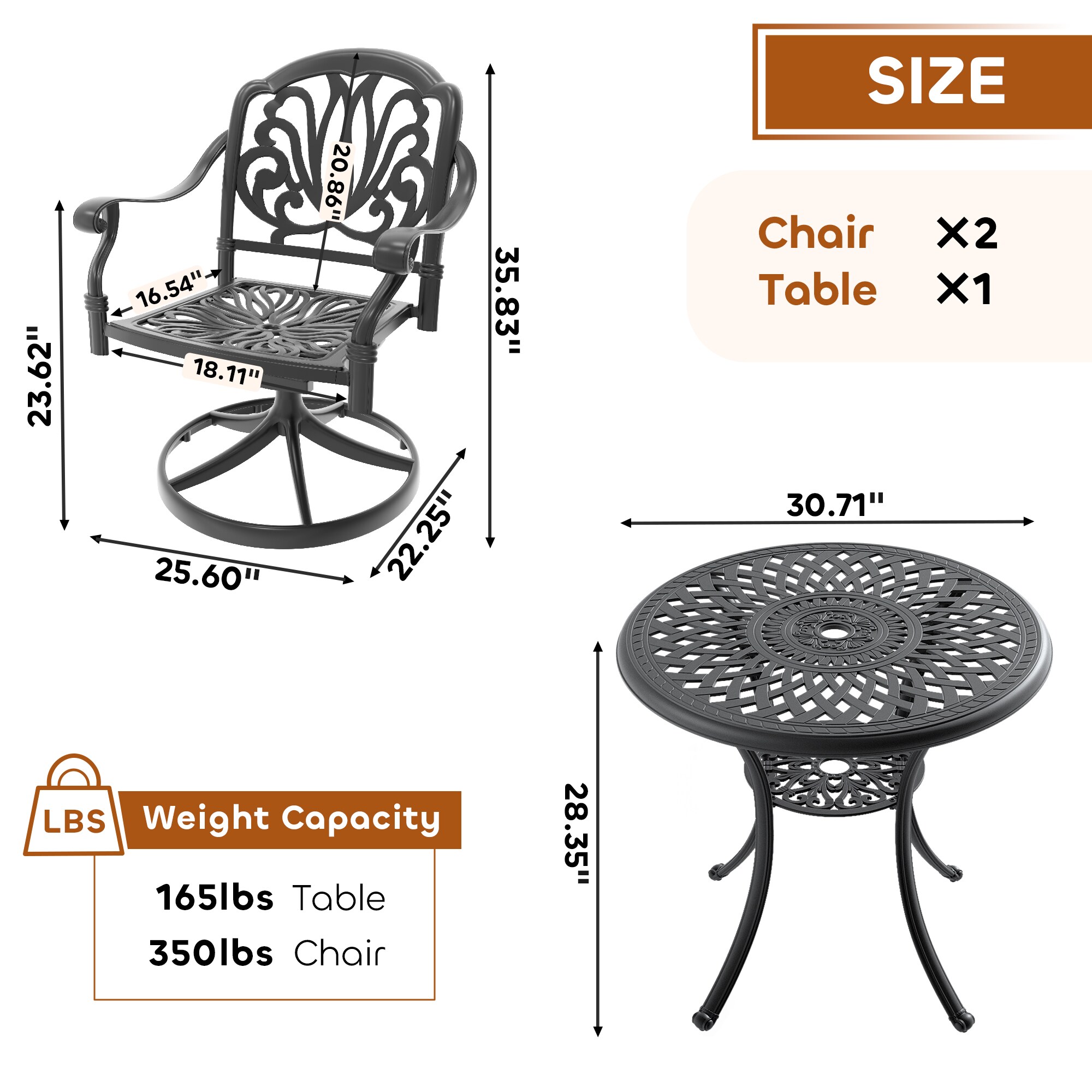 nicesure SLBK6002SC2A1030 Patio-Dining-Sets - View #10