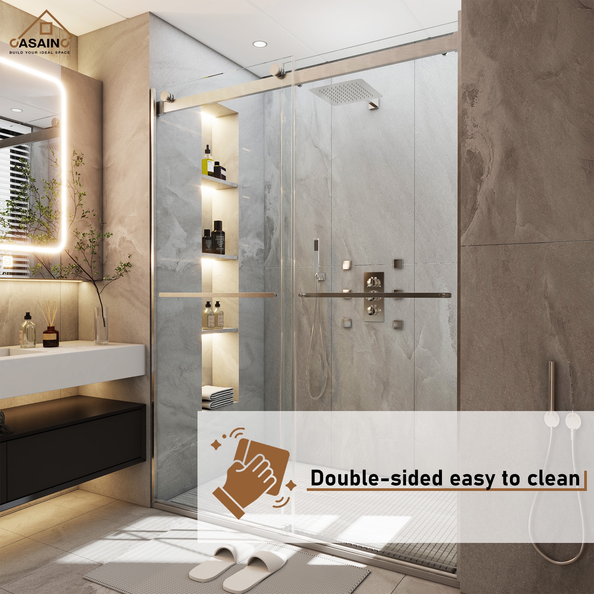 CASAINC B038-6062CC Shower-Doors - View #7