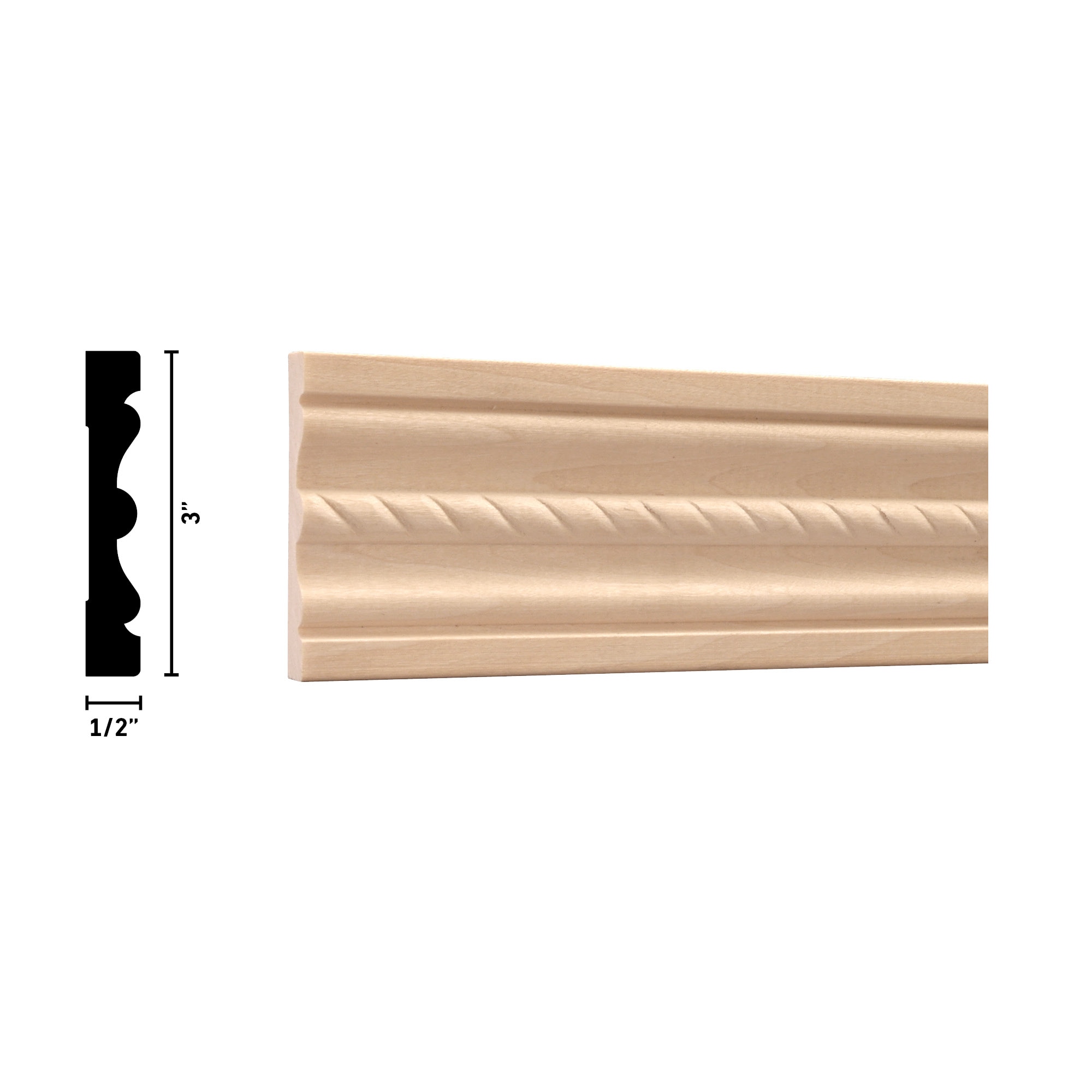 Ornamental Mouldings 1433SET-M30WHW Door-Casing-Kits - View #3