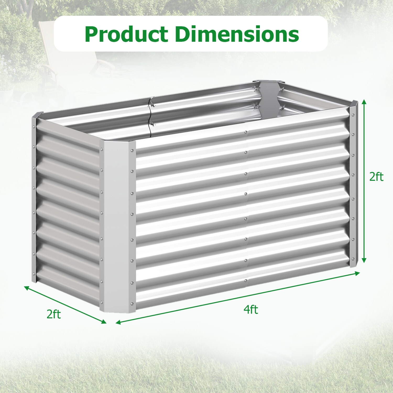 Slickblue D-CO-LS5774TG Raised-Garden-Beds - View #5