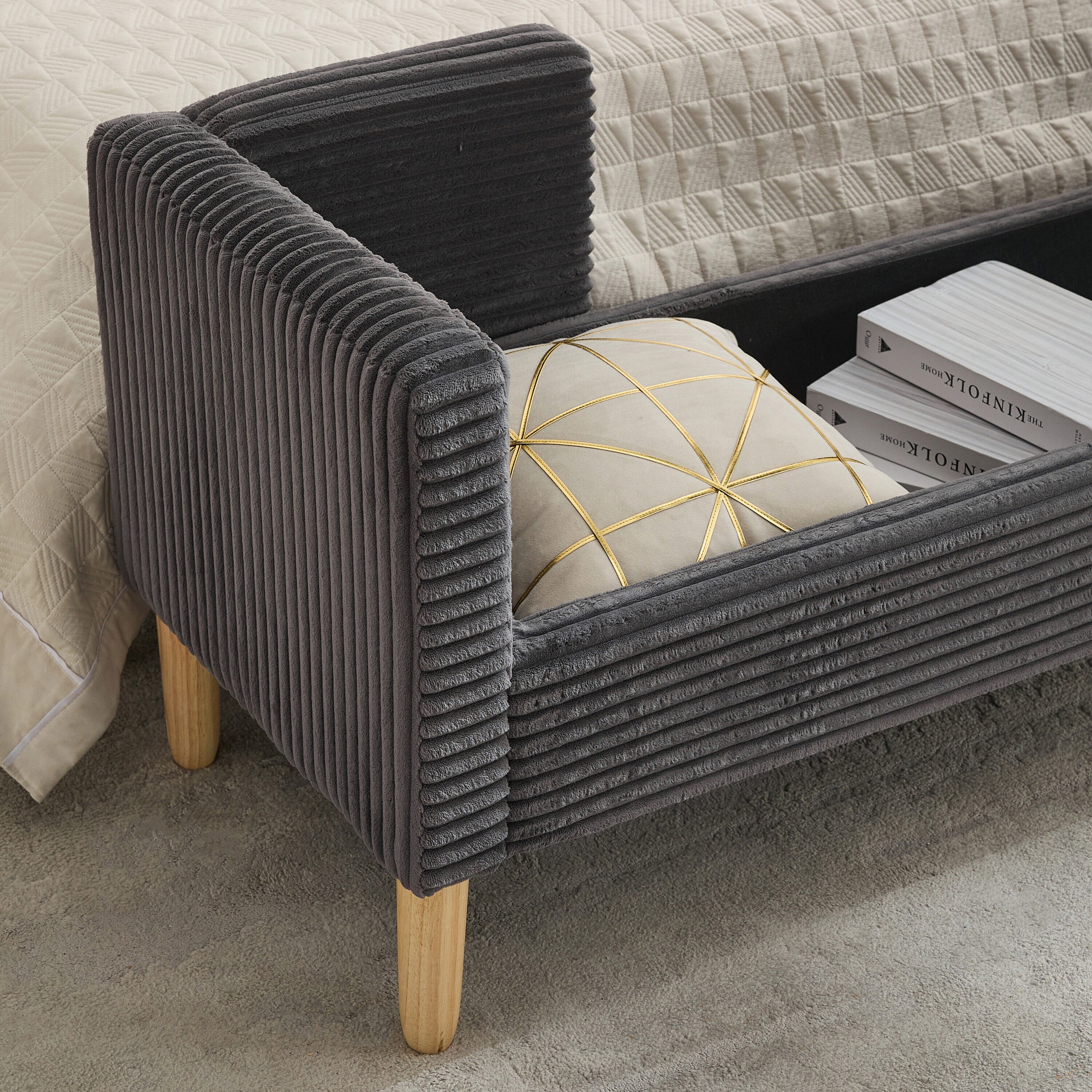Hrinhom HC-S4112-CHARCOAL bench - View #10