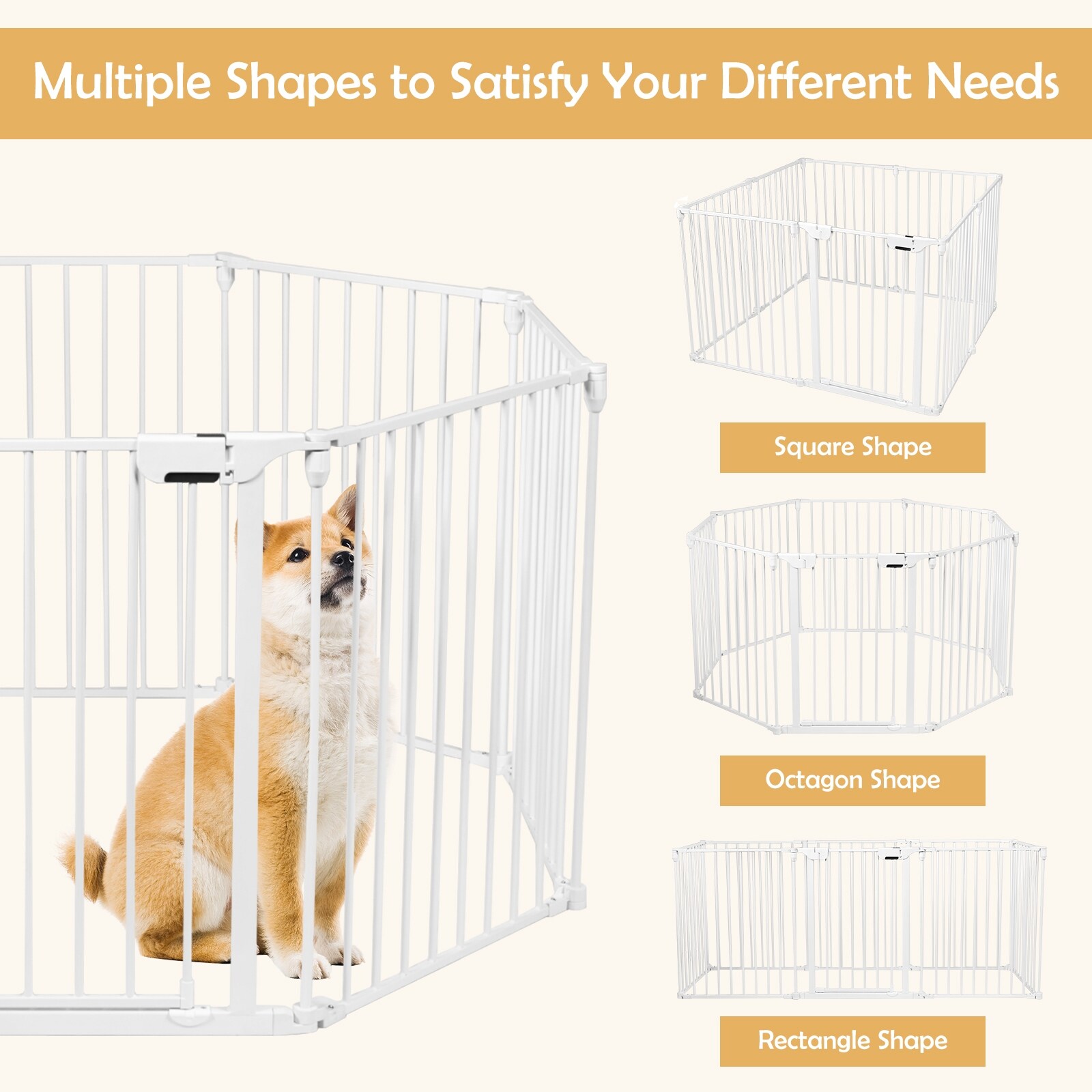 LIVIZA PTG7403WH Dog-Pens - View #7