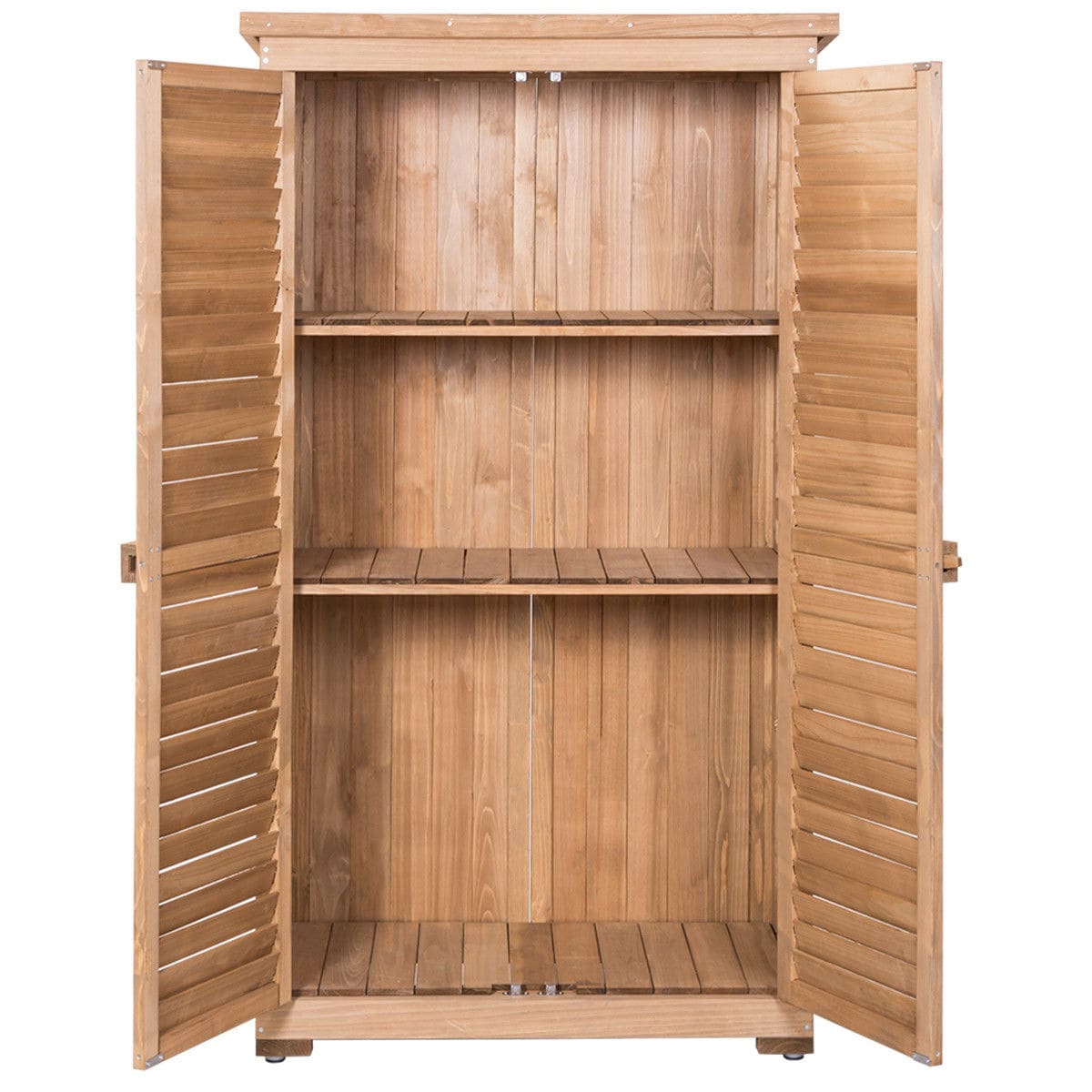 Costway GYM01536 Wood-Storage-Buildings - View #4