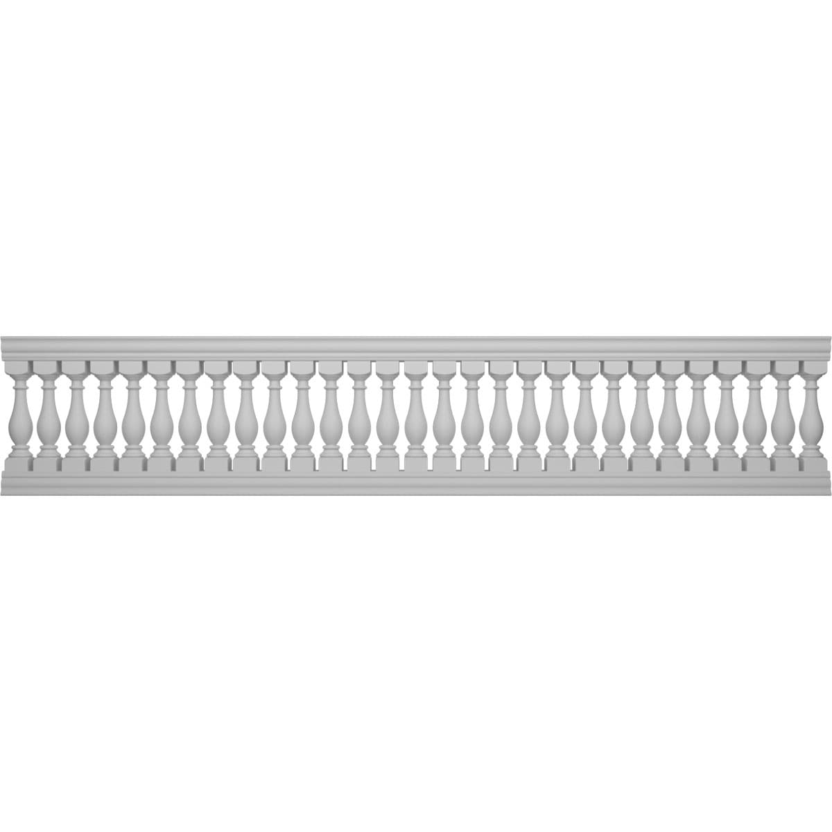 Ekena Millwork BALK38X180LGG FiberThane 16-Feet x 38-Inches Legacy Fiberglass Deck Rail Kit