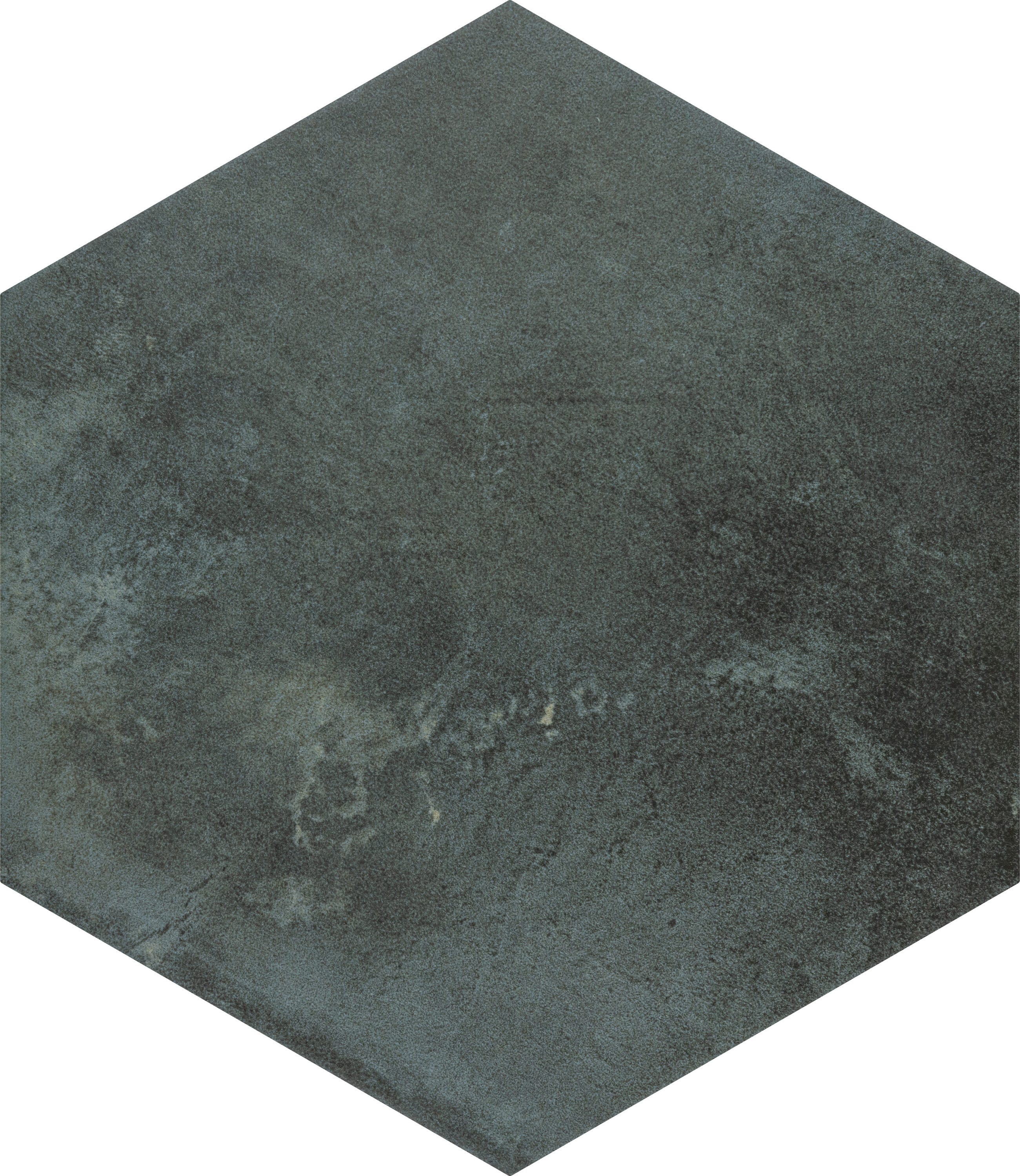 Affinity Tile FBK10XIGR Industrial Hex Green 8-1/2-in x 9-7/8-in Glazed Porcelain Hexagon Standard Floor and Wall Tile ( 4.05-sq ft Carton )