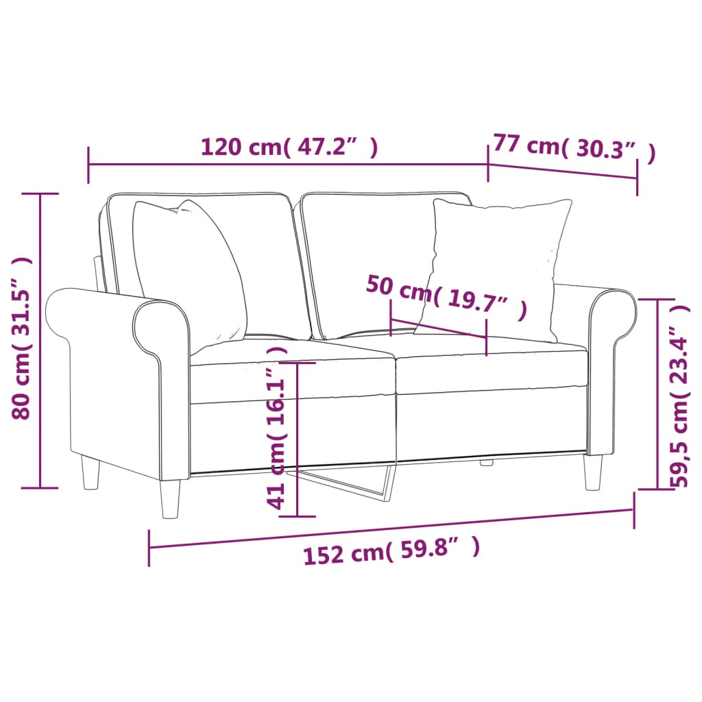 vidaXL 3153233 Sofas-Loveseats - View #7