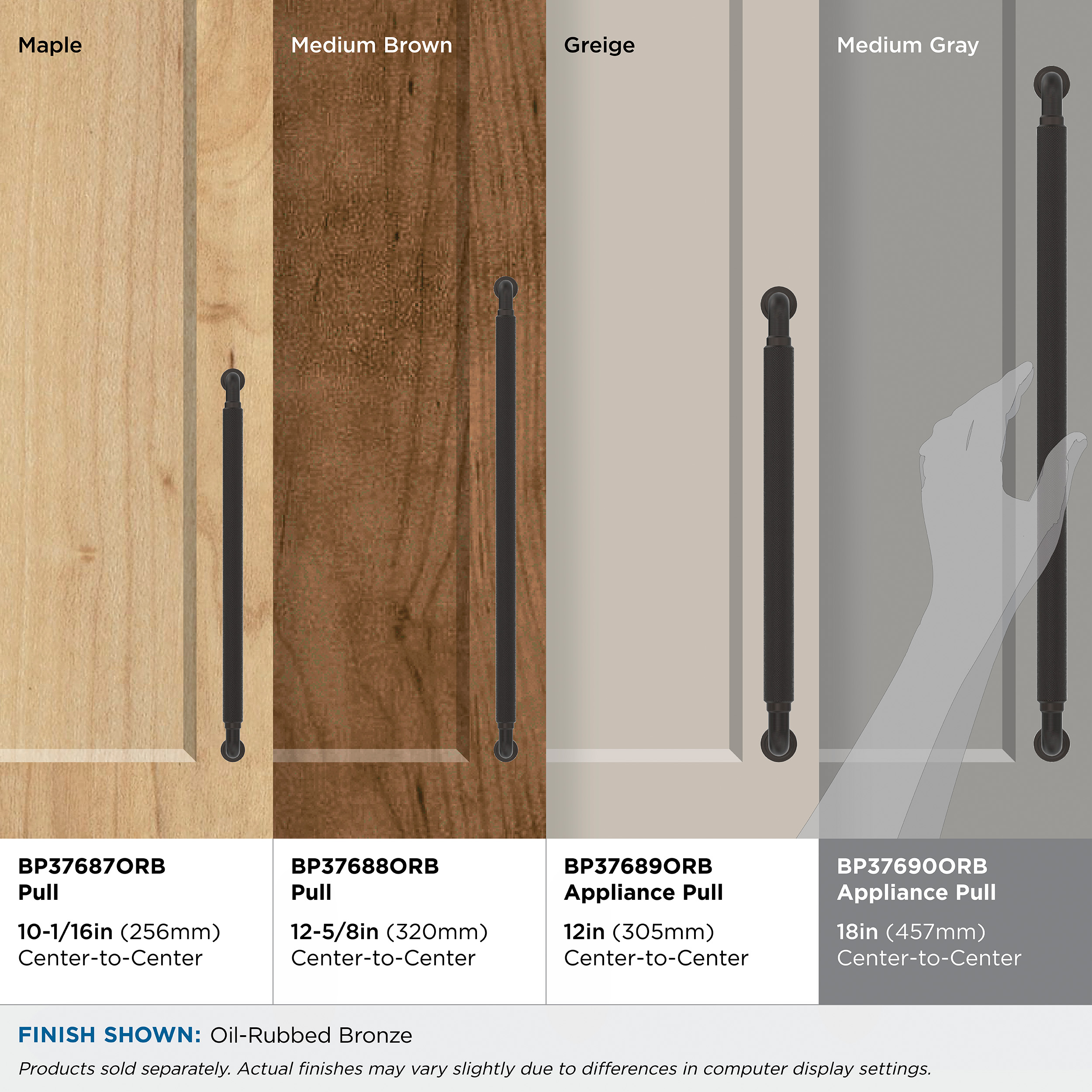 Amerock BP37690ORB Cabinet-Pulls - View #7