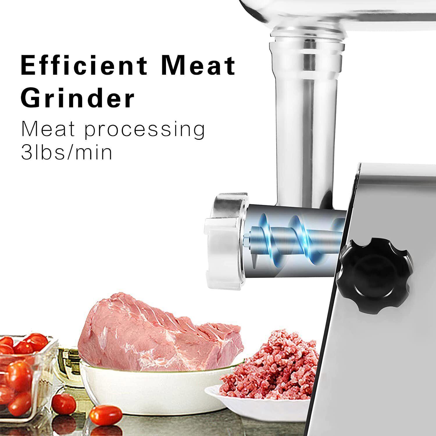 Brentwood Select MG 1800S Stainless Steel Electric Meat Grinder Sausage  Stuffer - Office Depot