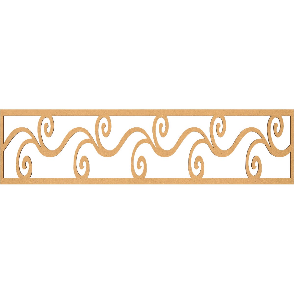 Ekena Millwork MLDA12X47TILMF Tilden Fretwork Flat Trim 12-in x 3.92-ft Brown Unfinished 2157868 Pierced Wall Panel Moulding