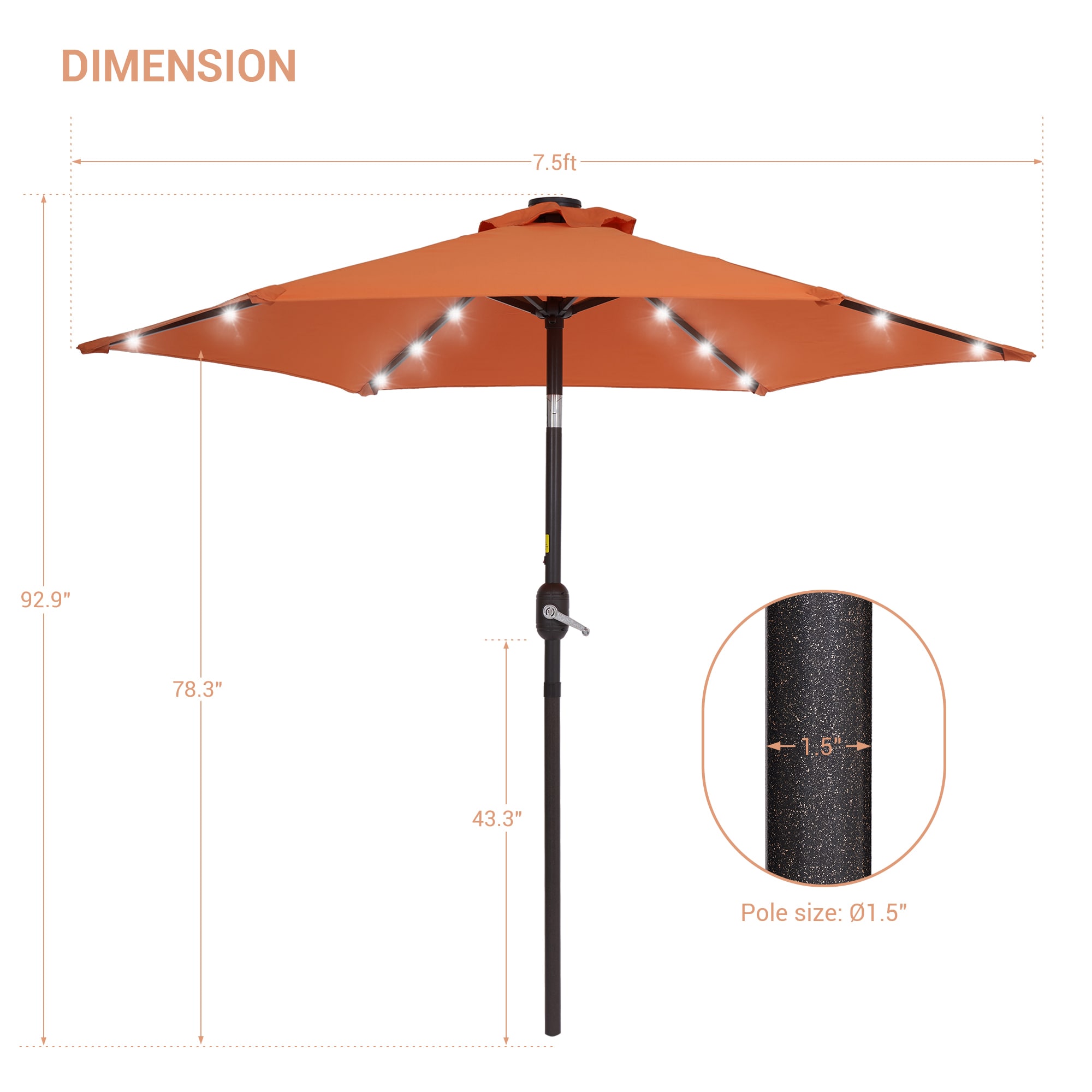 ACEGOSES LW-LED75OY Umbrellas-2 - View #9