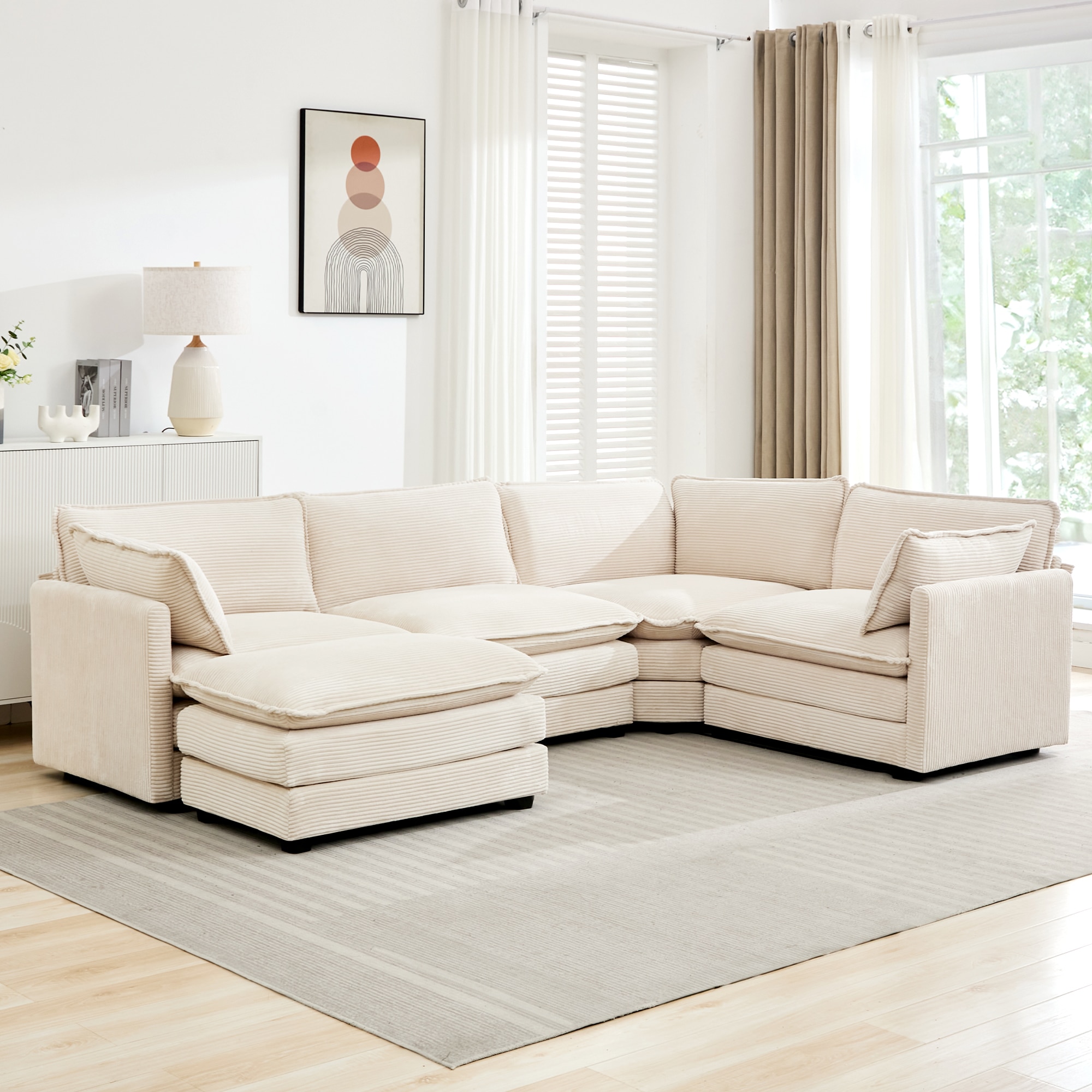 VOUA SAF-XNECW3-BE Sofas-Loveseats - View #10