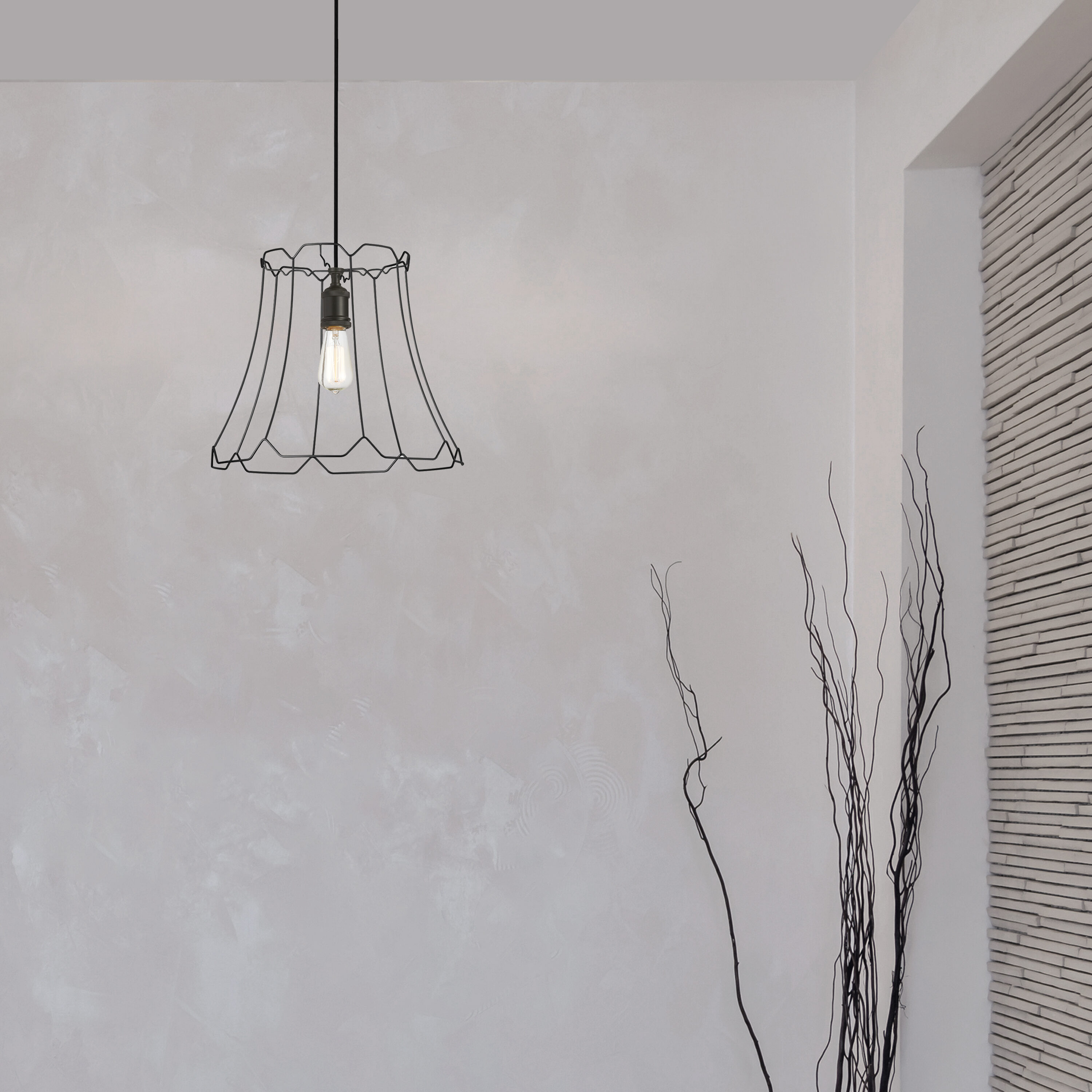 Dainolite BKO-M-BK Pendant-Lights - View #2