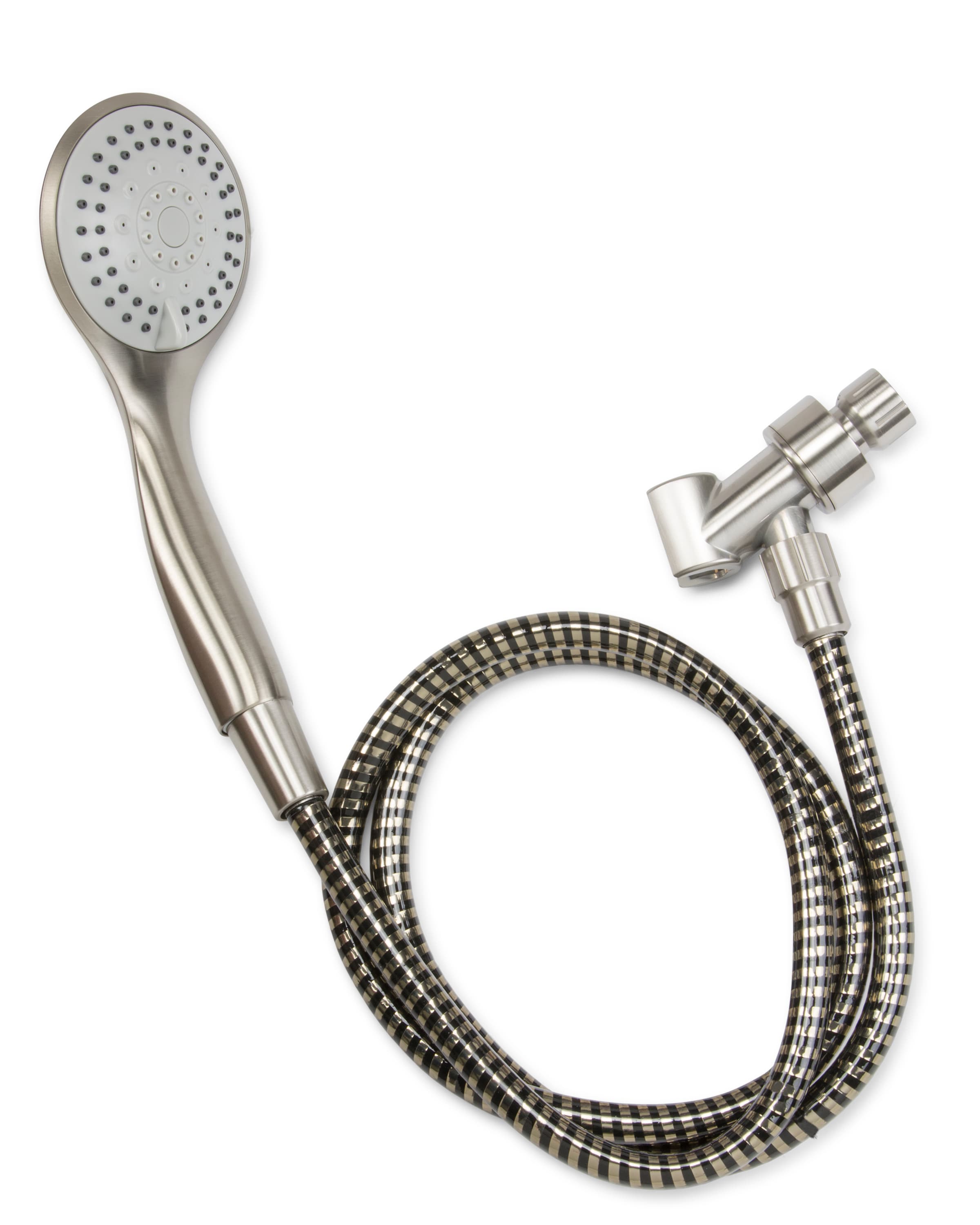 Keeney K744BN Stylewise 5.0 -Spray Brushed nickel 3.8-in Round Handheld Shower Head 1.8 GPM
