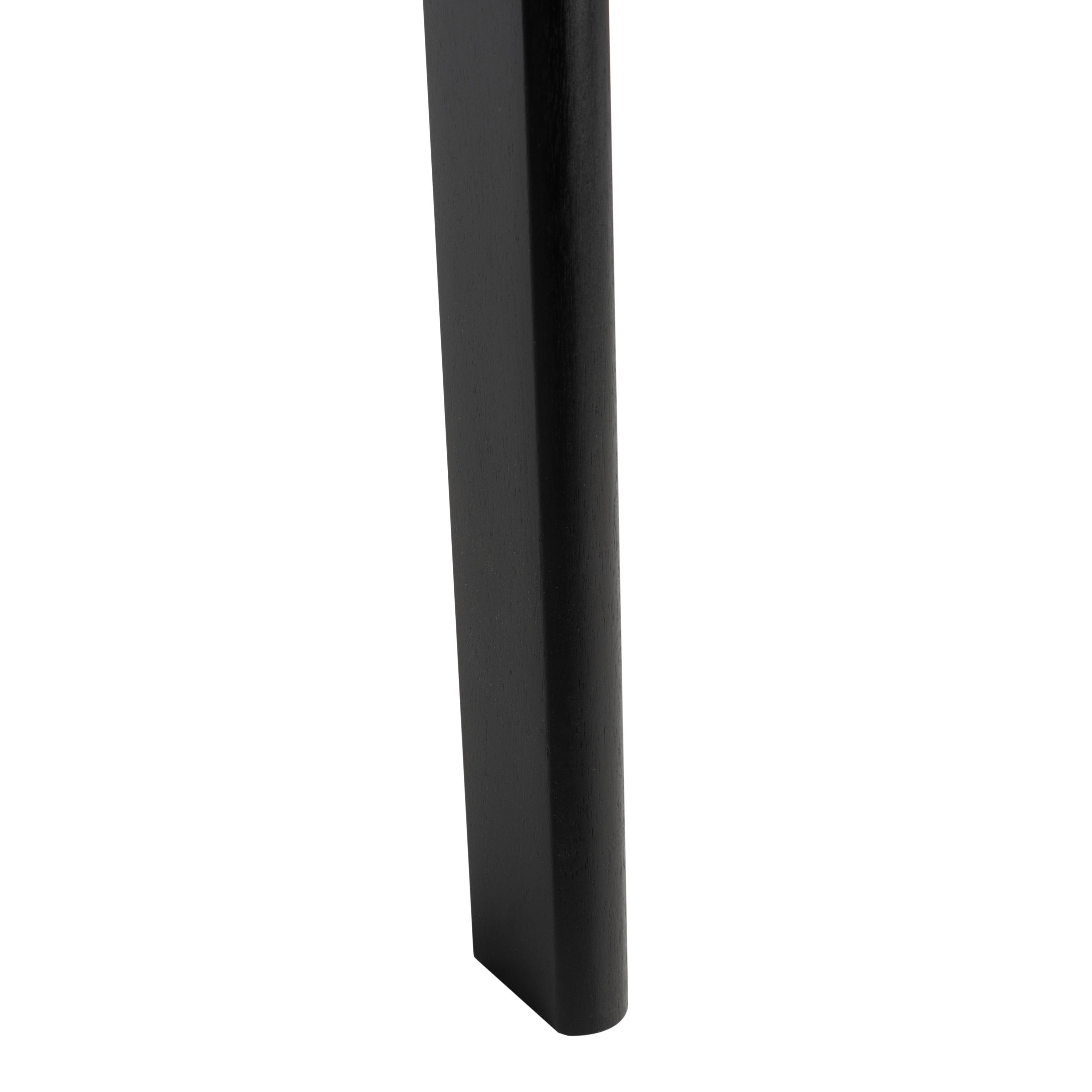 Black Mahogany 2-Shelf Leaning Desk