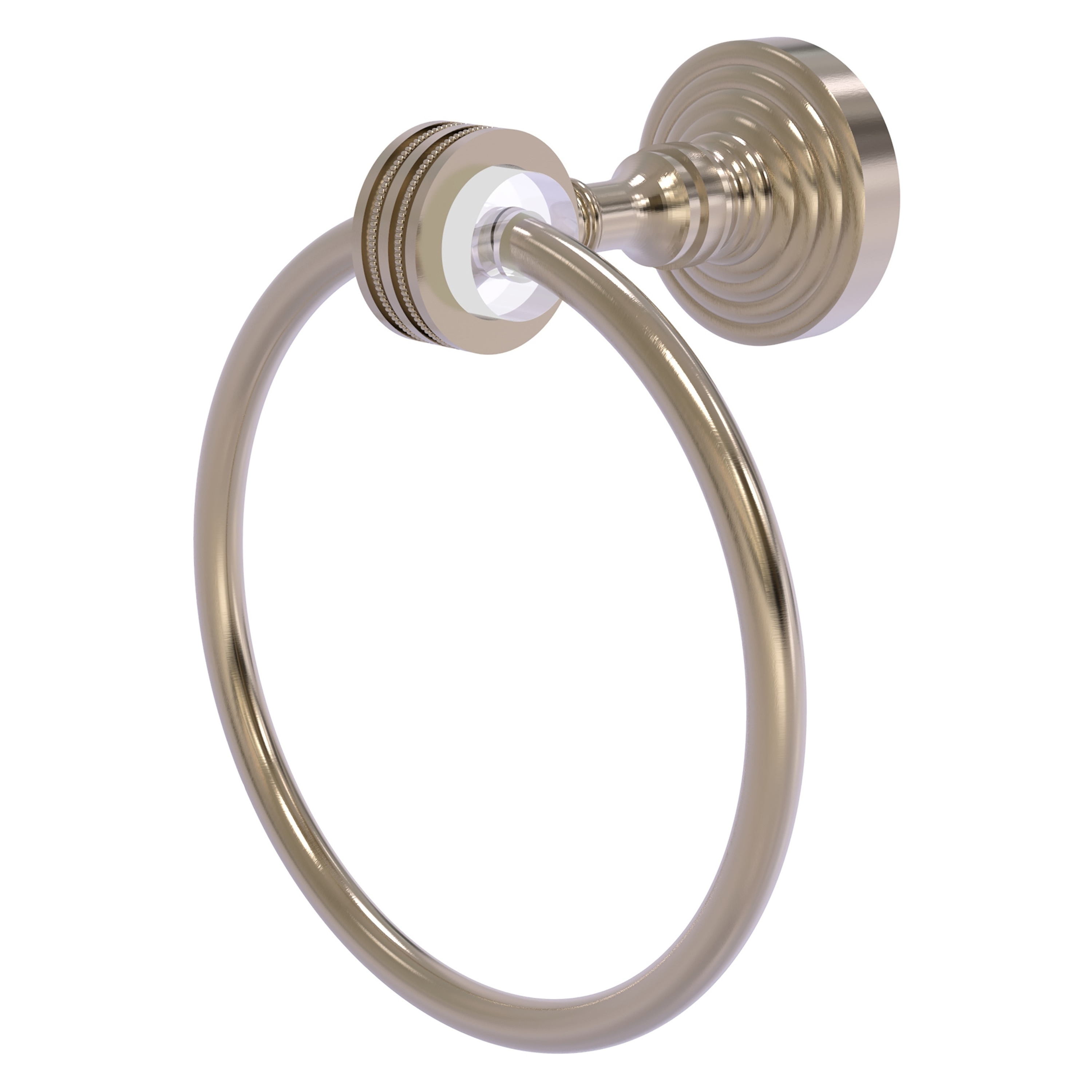 Allied Brass PG-16D-PEW Pacific Grove Antique Pewter Wall mount Single Towel Ring