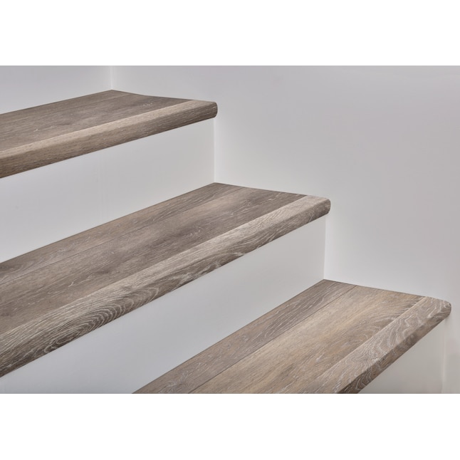 Raskin Elevations Loft Plank: Stair Nose Hampton White Oak
