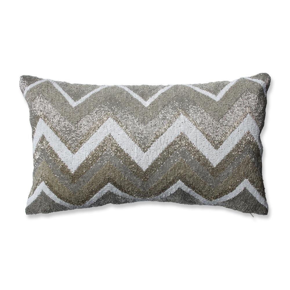 Pillow Perfect 599939 Harvest and Holiday 12-in x 20-in Gold Indoor Decorative Pillow