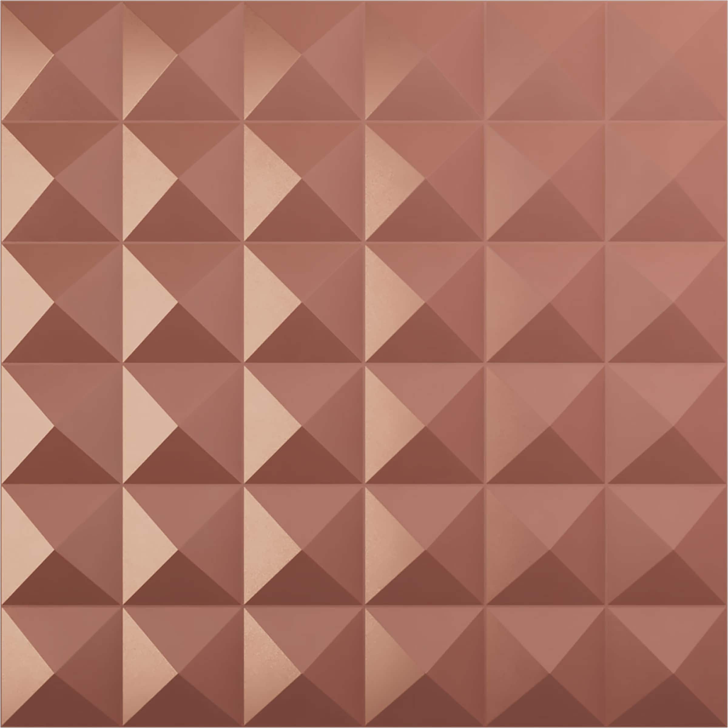 Ekena Millwork WP20X20DAFCP 19-5/8-in x 19-5/8-in Embossed Paintable/Stainable Pink PVC Geometric Wall Panel ( 2.67-sq ft )