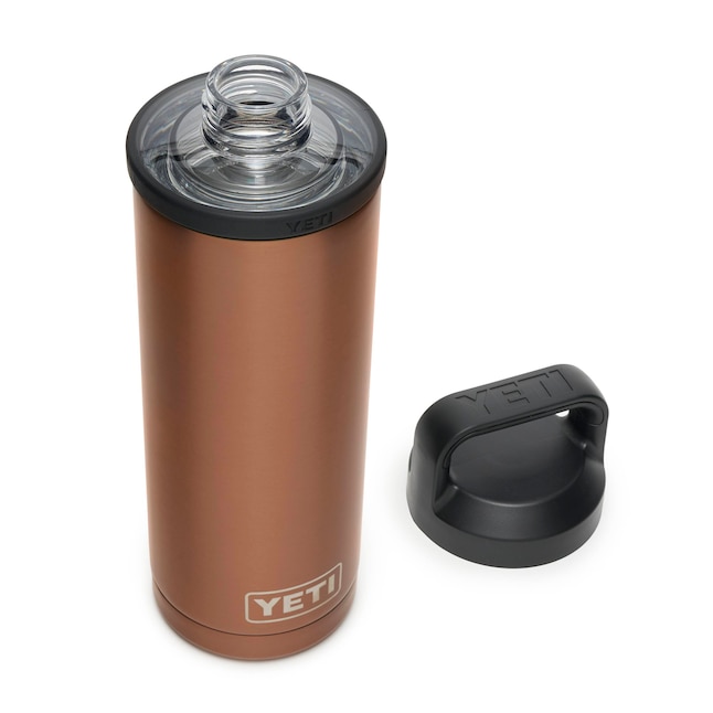 YETI Rambler 18-fl oz Stainless Steel Water Bottle with Chug Cap, Copper in  the Water Bottles & Mugs department at