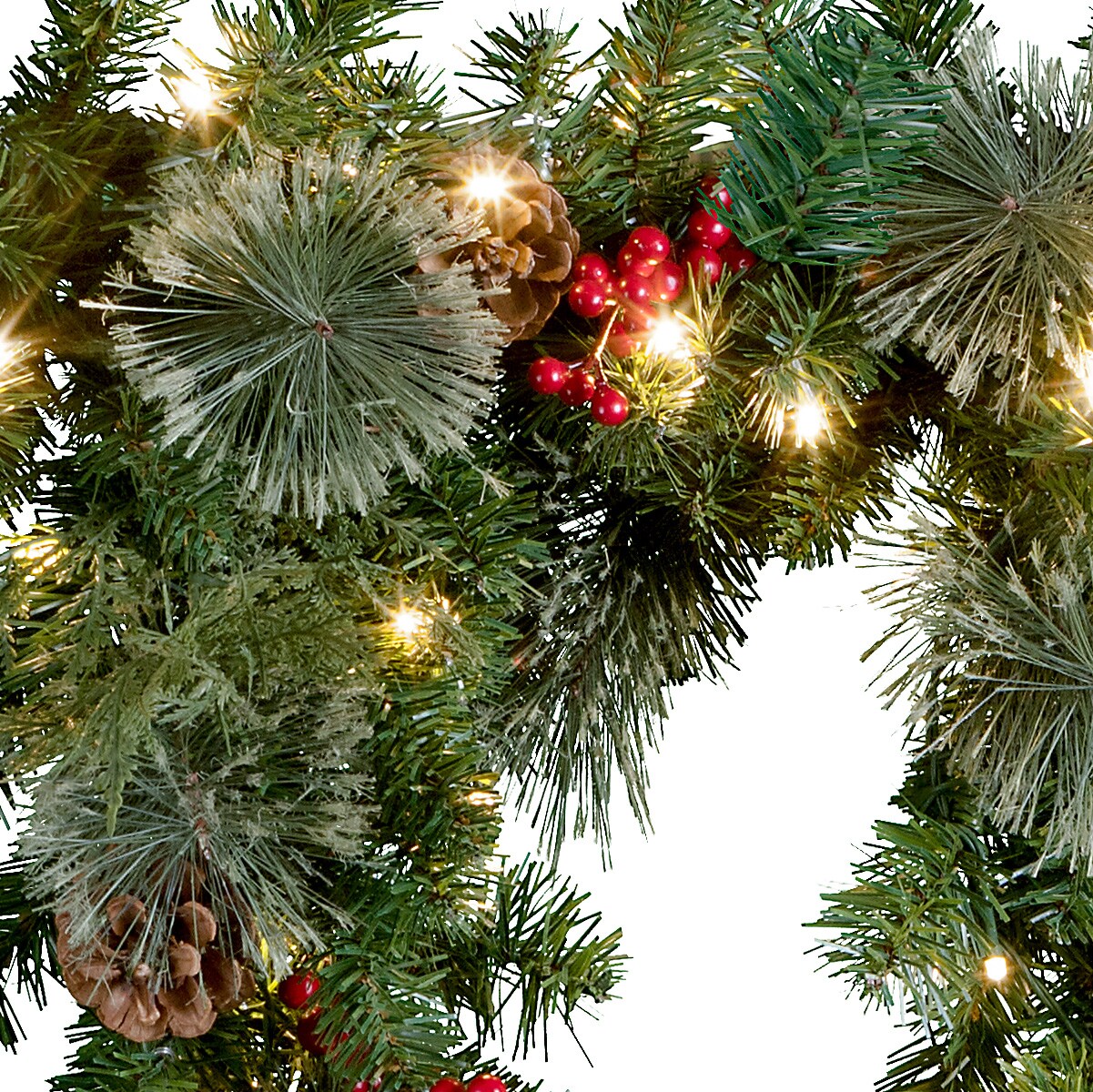 Haute Decor HDC18BLB Artificial-Christmas-Garland - View #2