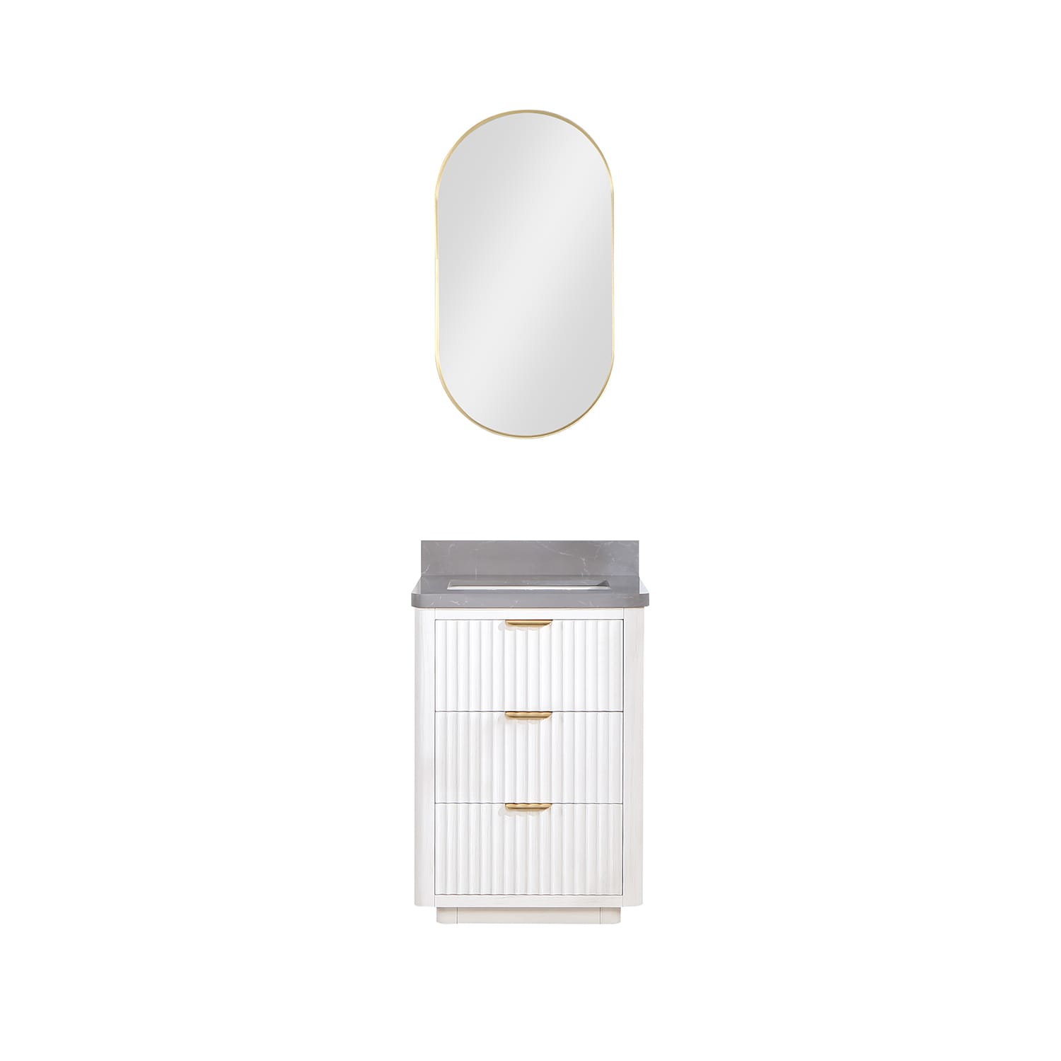 Vinnova 704124-FW-RG Bath-Vanity-Combo - View #3