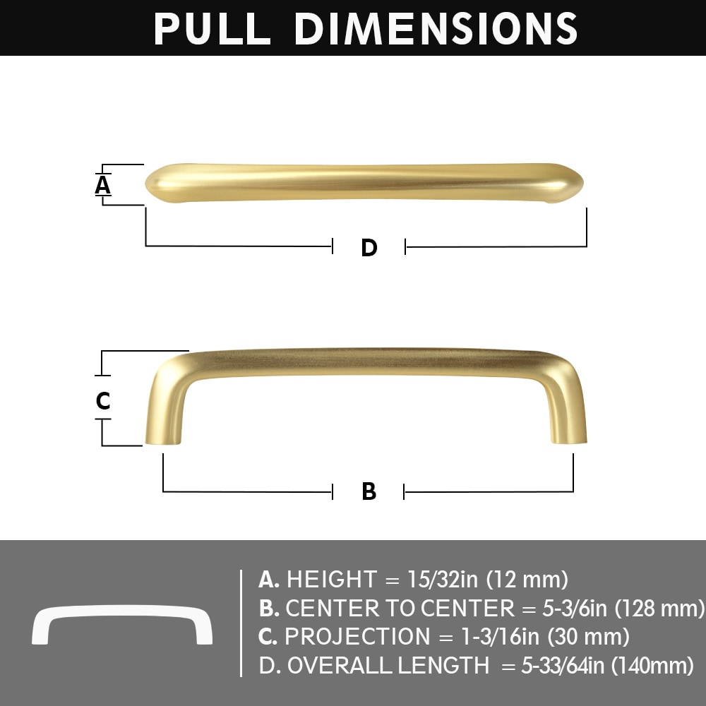 Miaokesen 2027TLS-128 Cabinet-Pulls - View #2