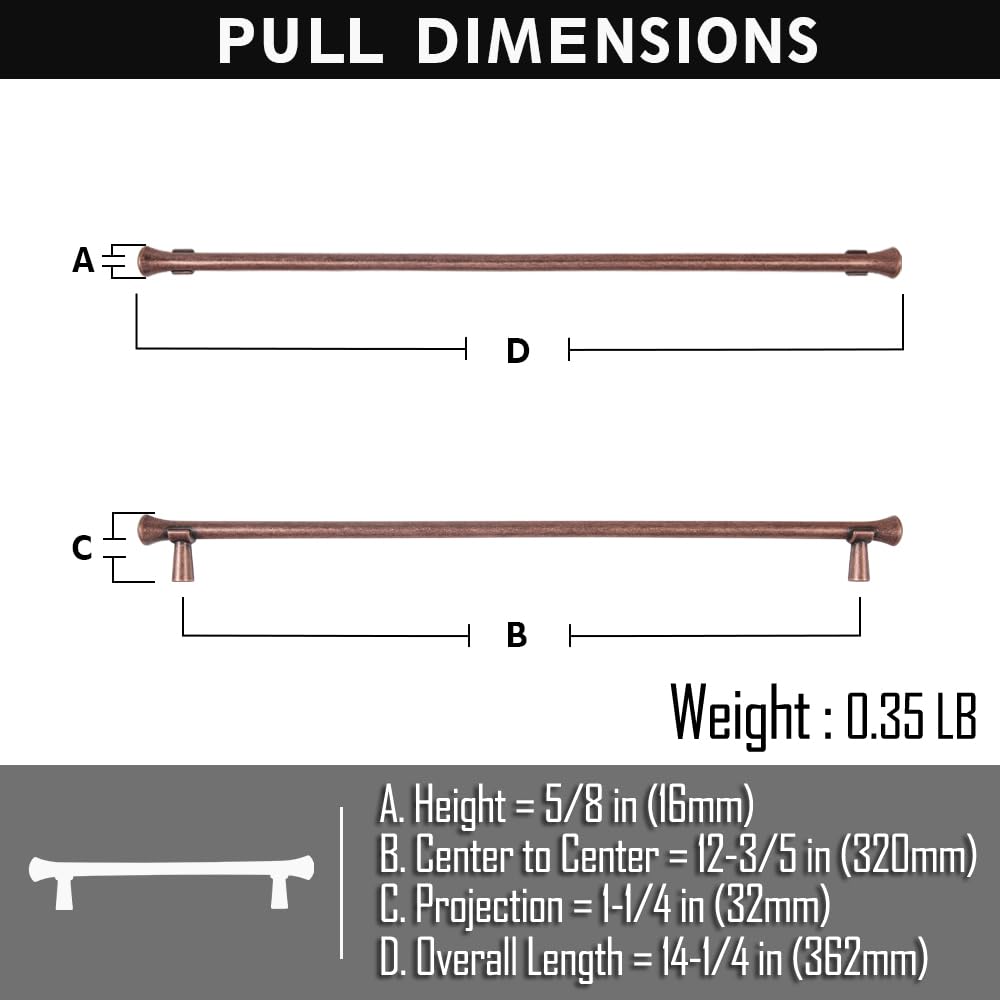 Miaokesen 6652AC-320 Cabinet-Pulls - View #2