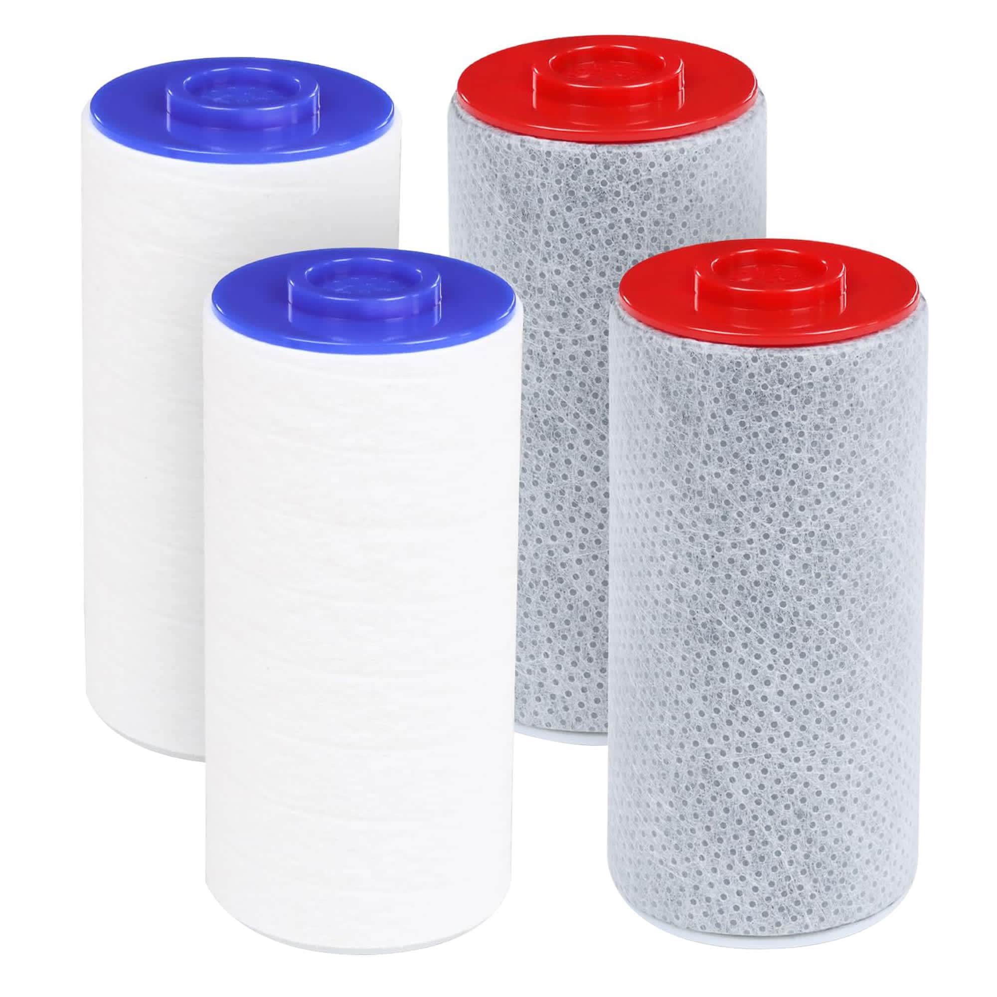 Etokfoks EFT1003D35 Replacement Filter Set for Weddell Duo High Efficiency Shower Water Filtration System Removes Chlorine PFAS Contaminants for Better Skin and Hair Health