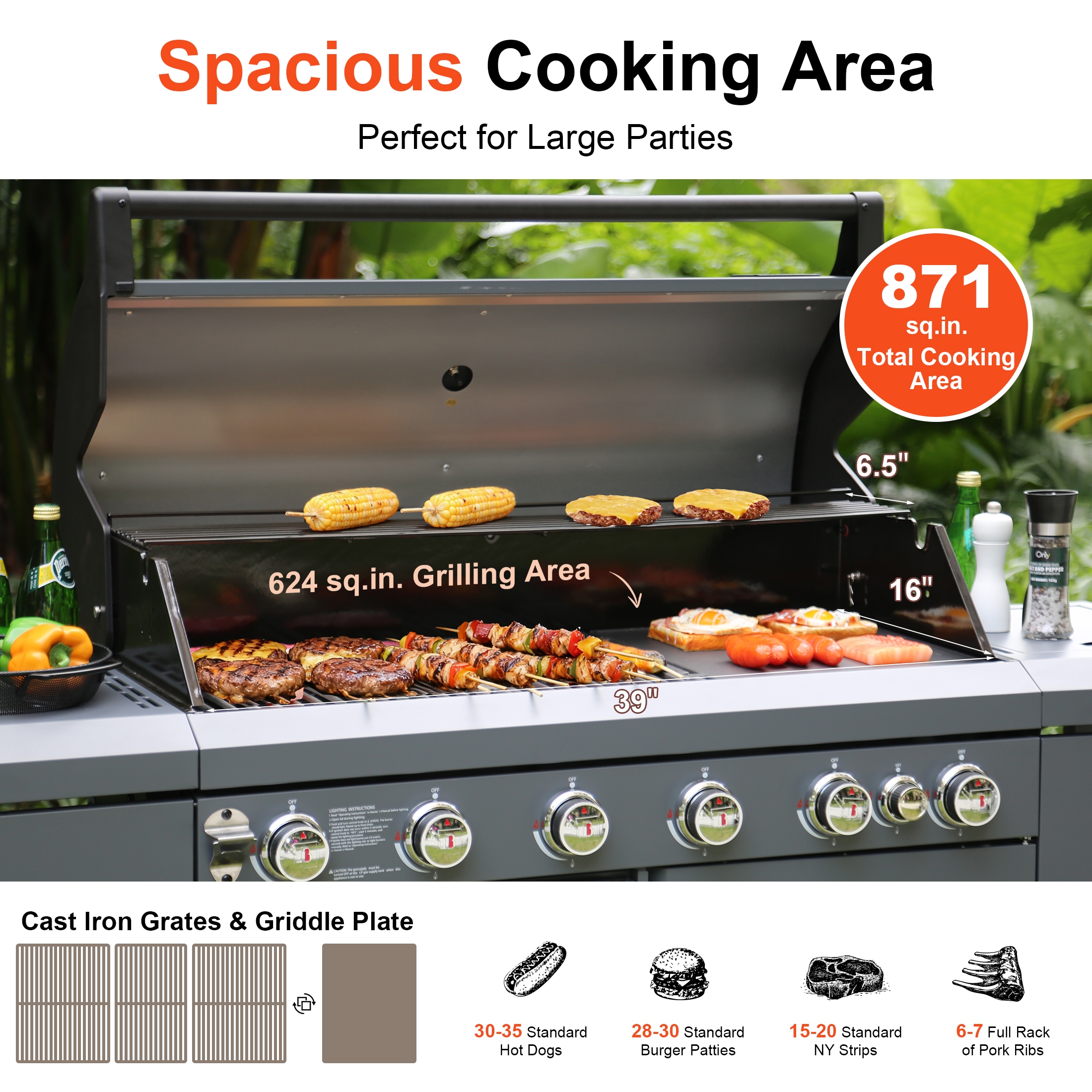 Brand-Man Grills BMRUS2-6B Gas-Grill - View #3