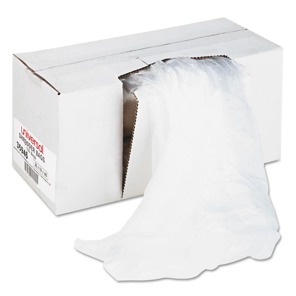 Ativa 1 mil Shredder Bags 4 Gallons Clear Box Of 25 Bags - Office Depot