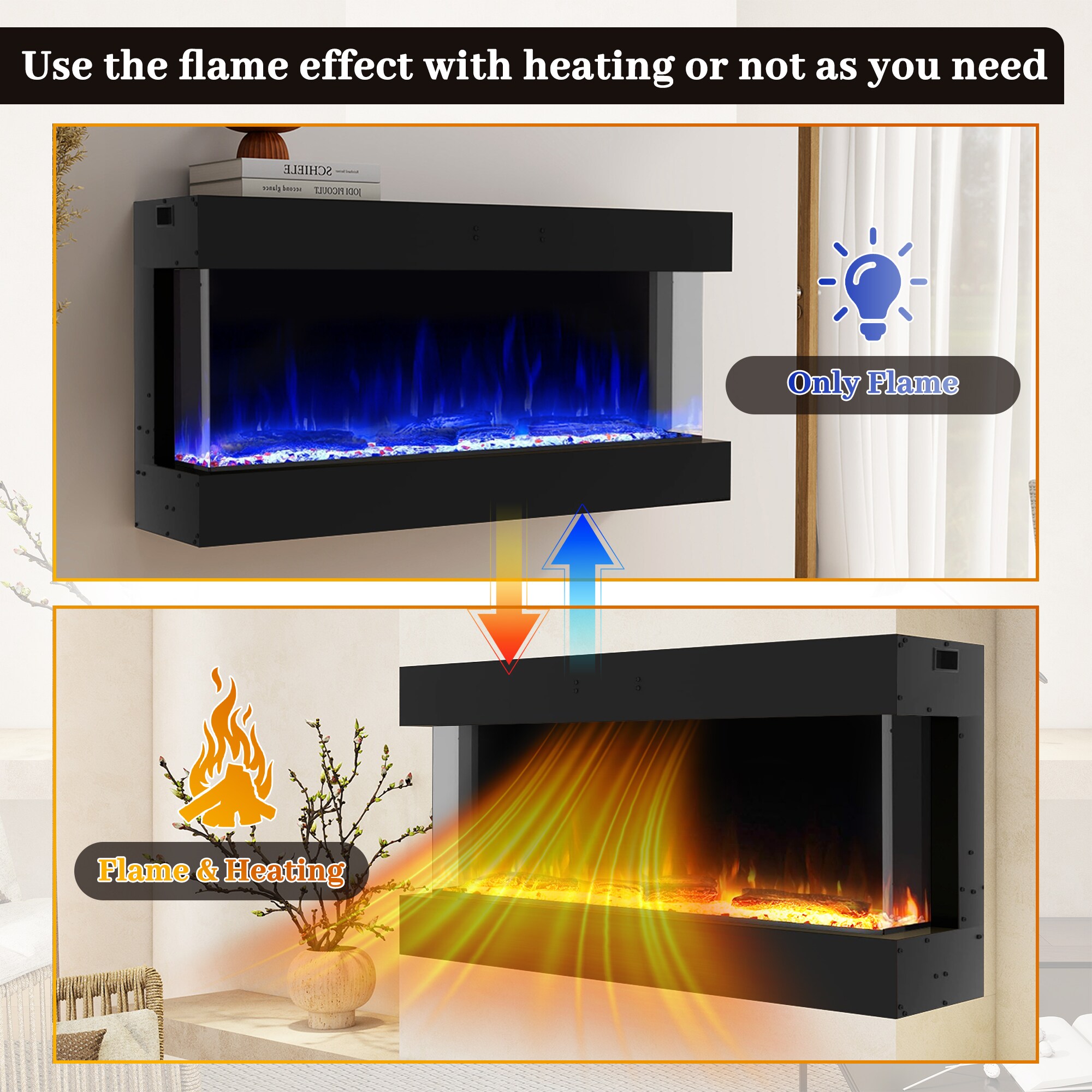 Clihome CL-0433STS50 Electric-Fireplaces - View #13