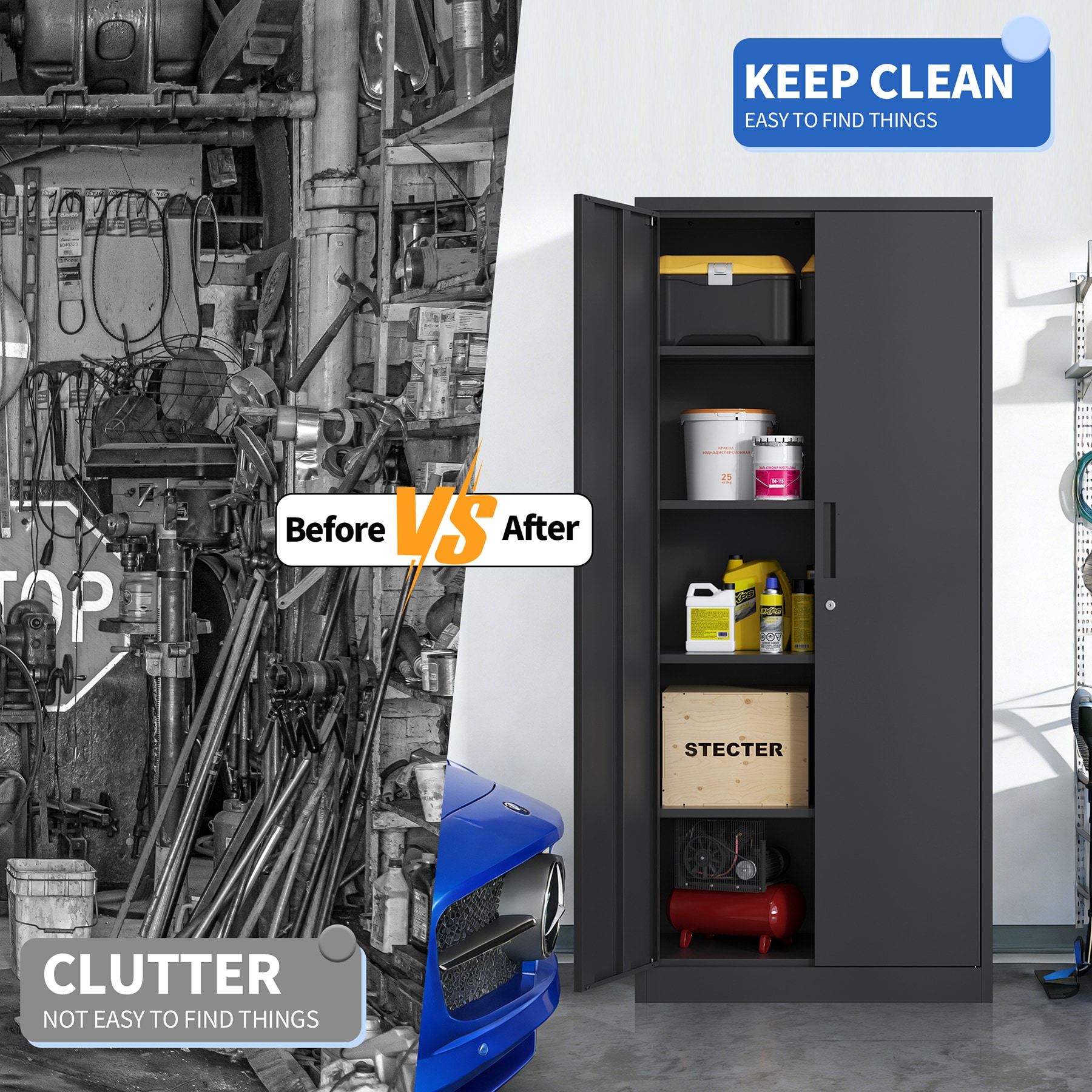 SINOFURN SYD050009WB Filing-Cabinets - View #4