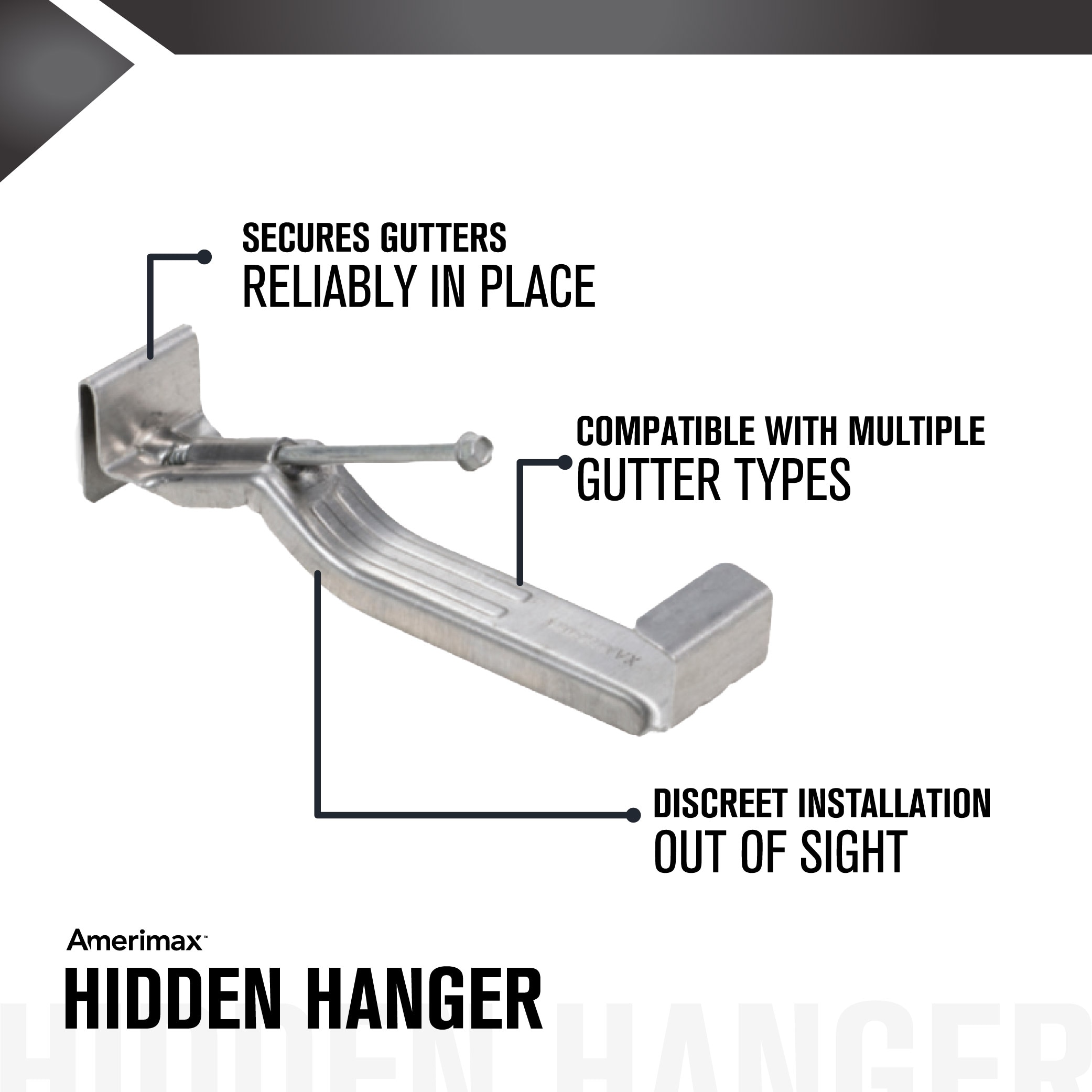 Amerimax 47814HP Gutter-Hangers-Brackets - View #5