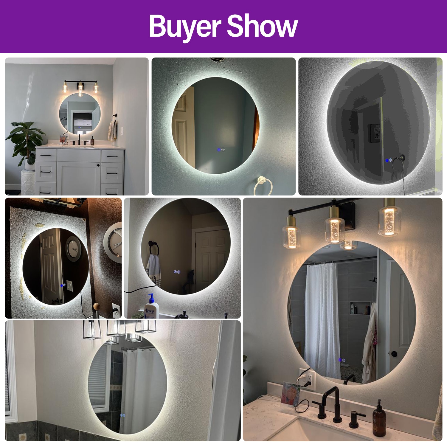 YQP YQP-Y80 Framed-Bath-Mirrors - View #4