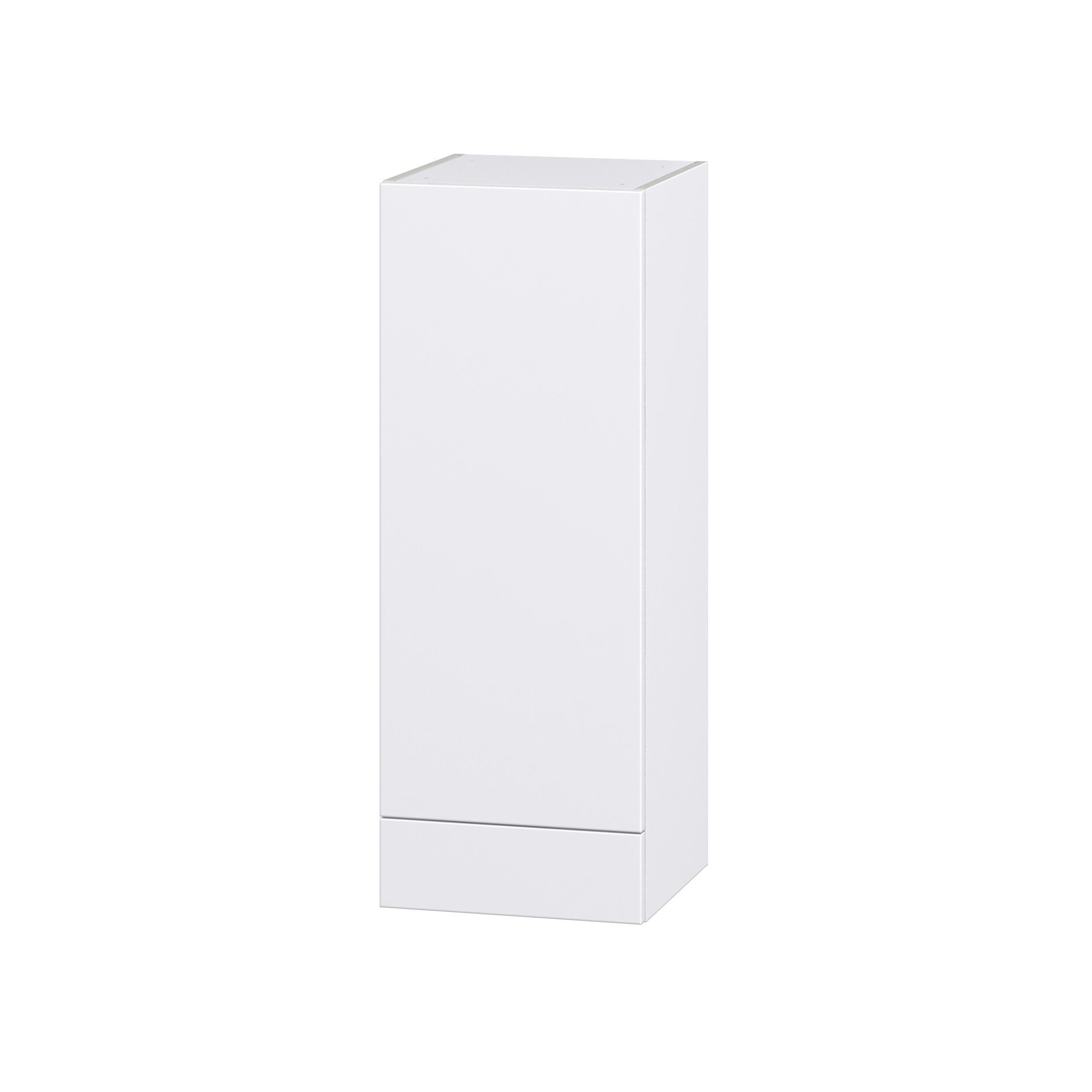 Hugo&Borg Lasalle 15-in W x 40-in H x 14-in D Bright White Slab Wall Fully Assembled Cabinet (Flat Panel Slab Door Style)