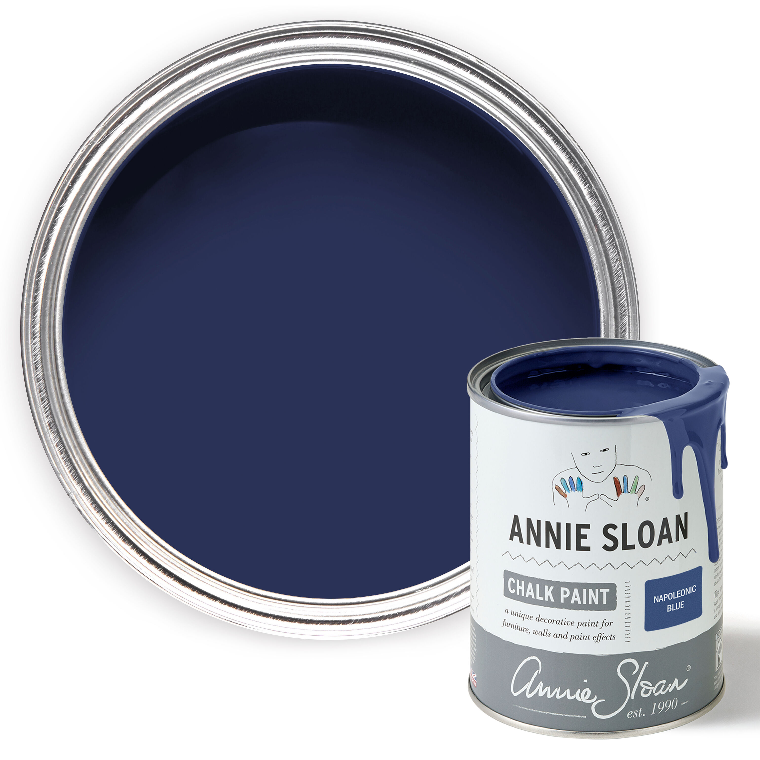Annie Sloan P006NBL.X101.01 Flat Napoleonic Chalky ( 1-quart )