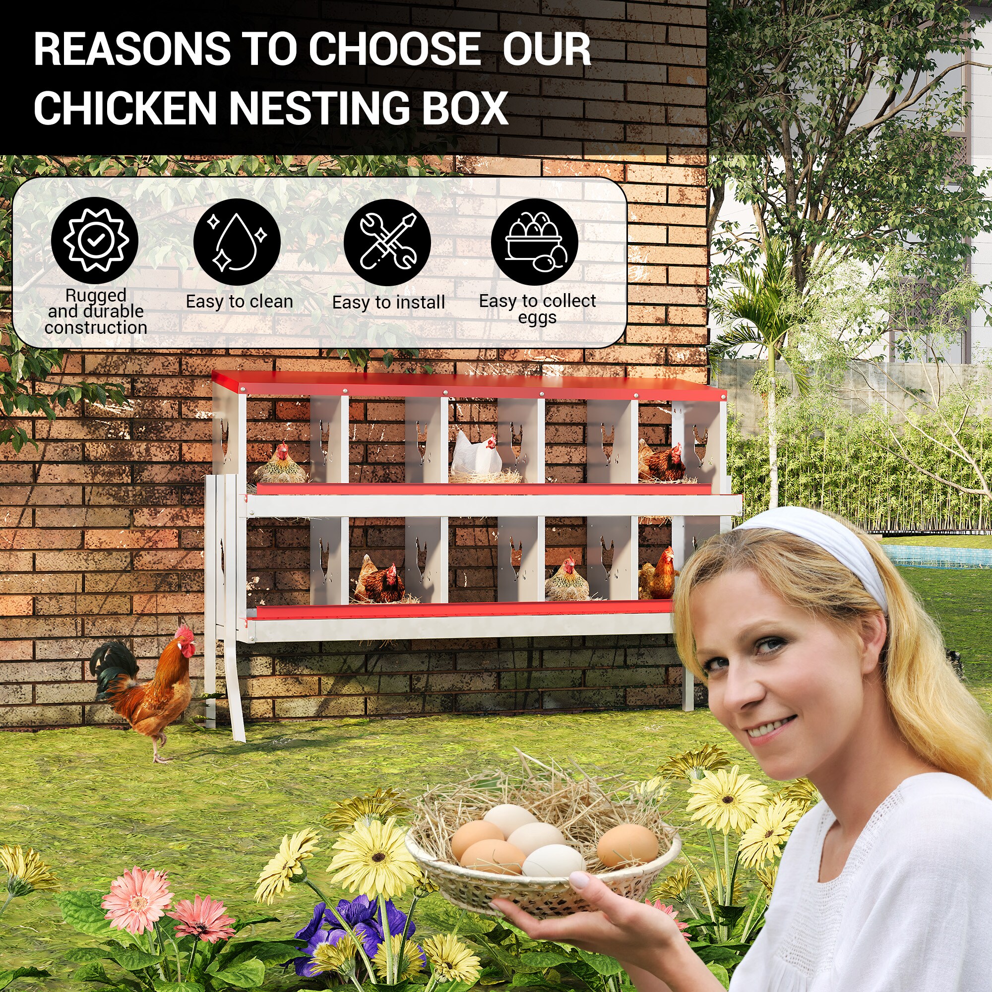 Garvee 822264698171 Chicken-Coops-Rabbit-Hutches - View #5