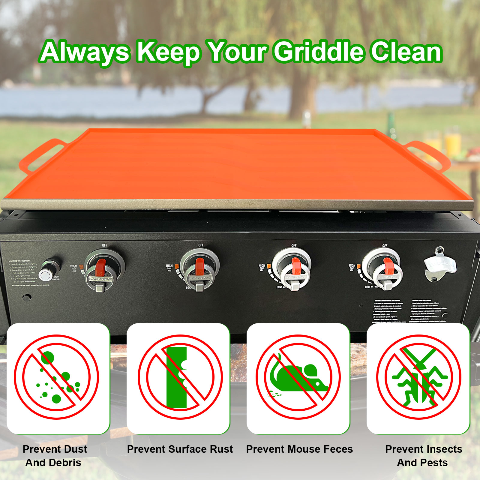 Unique Bargains S25092400UX5620 Grill-Mats - View #3