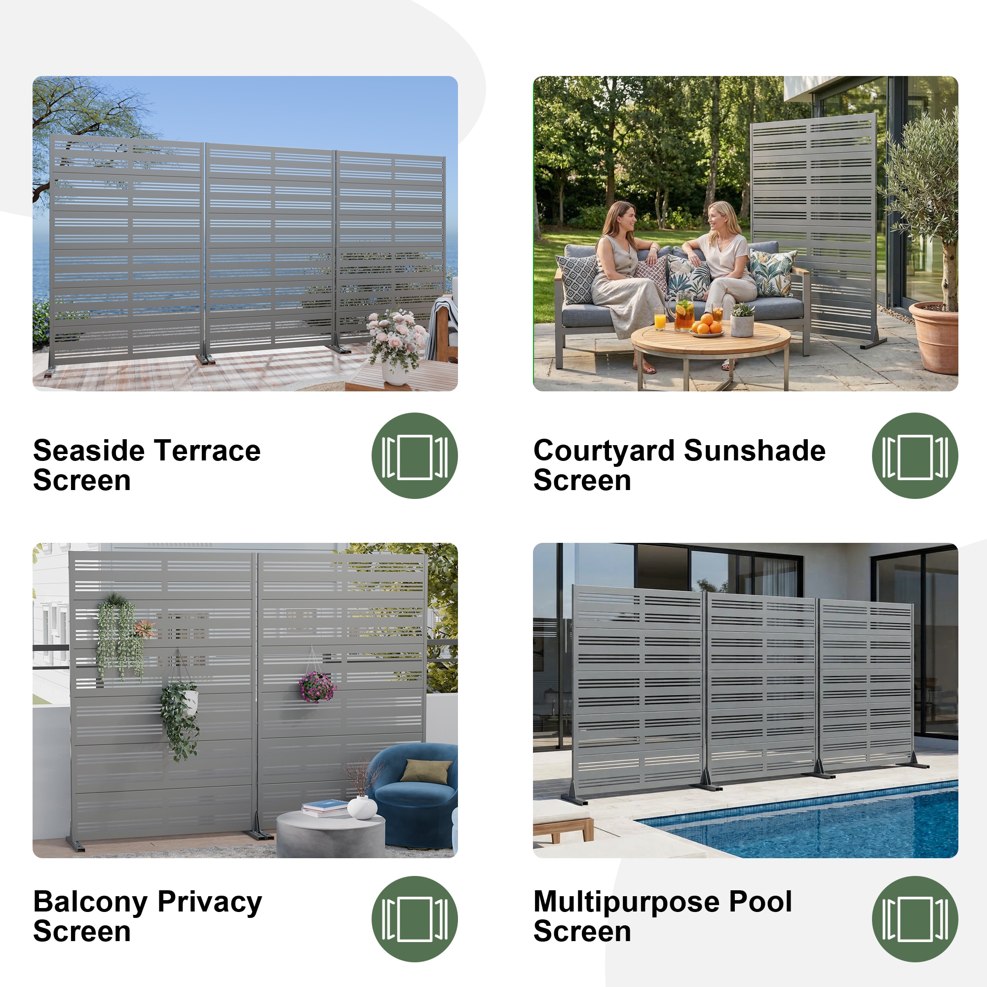 Misty Moon LW0409-OPS-PF335 Outdoor-Privacy-Screen - View #5